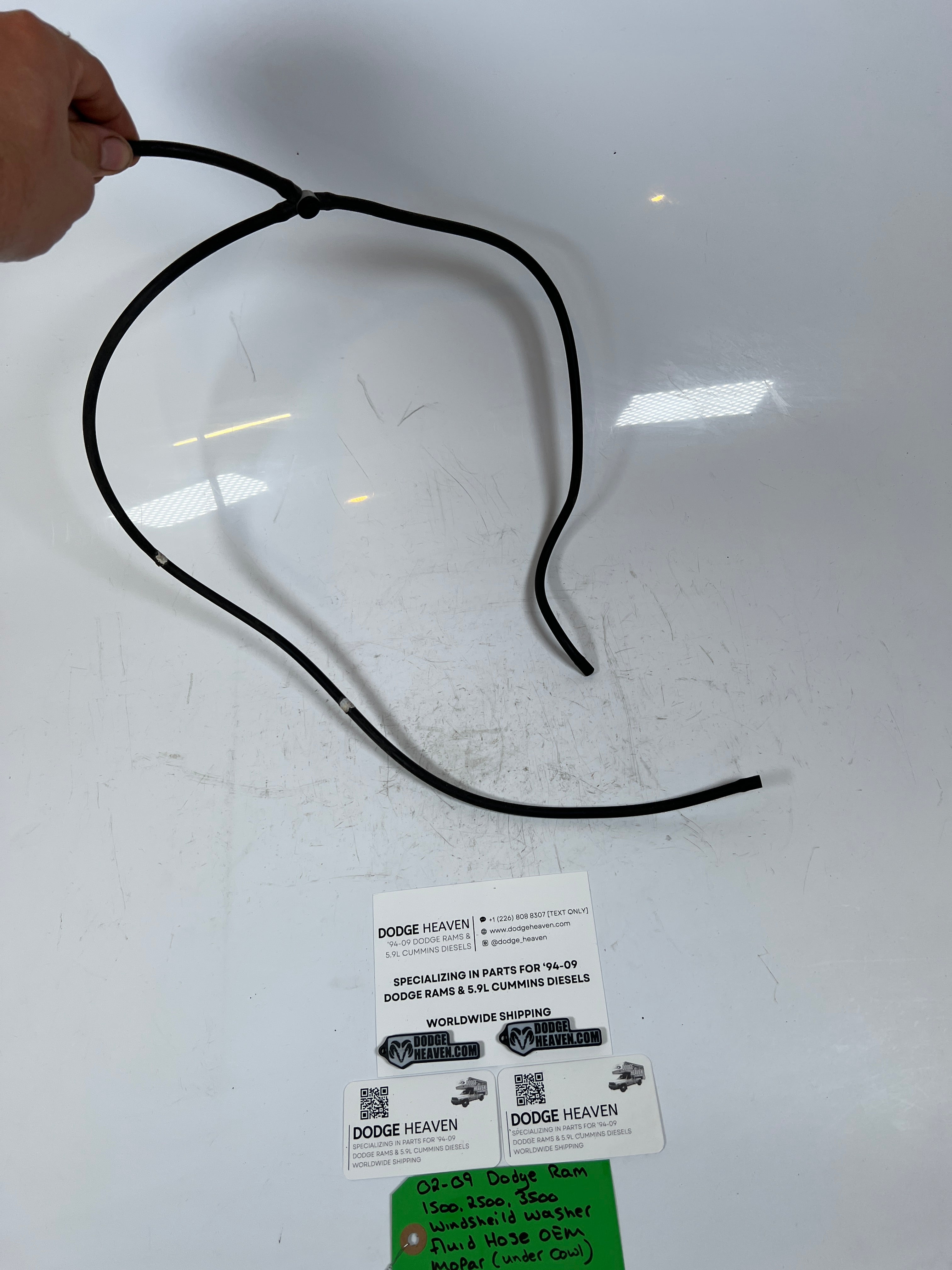 2002-2009 Dodge Ram 1500-3500 Windshield Washer Fluid Hose
