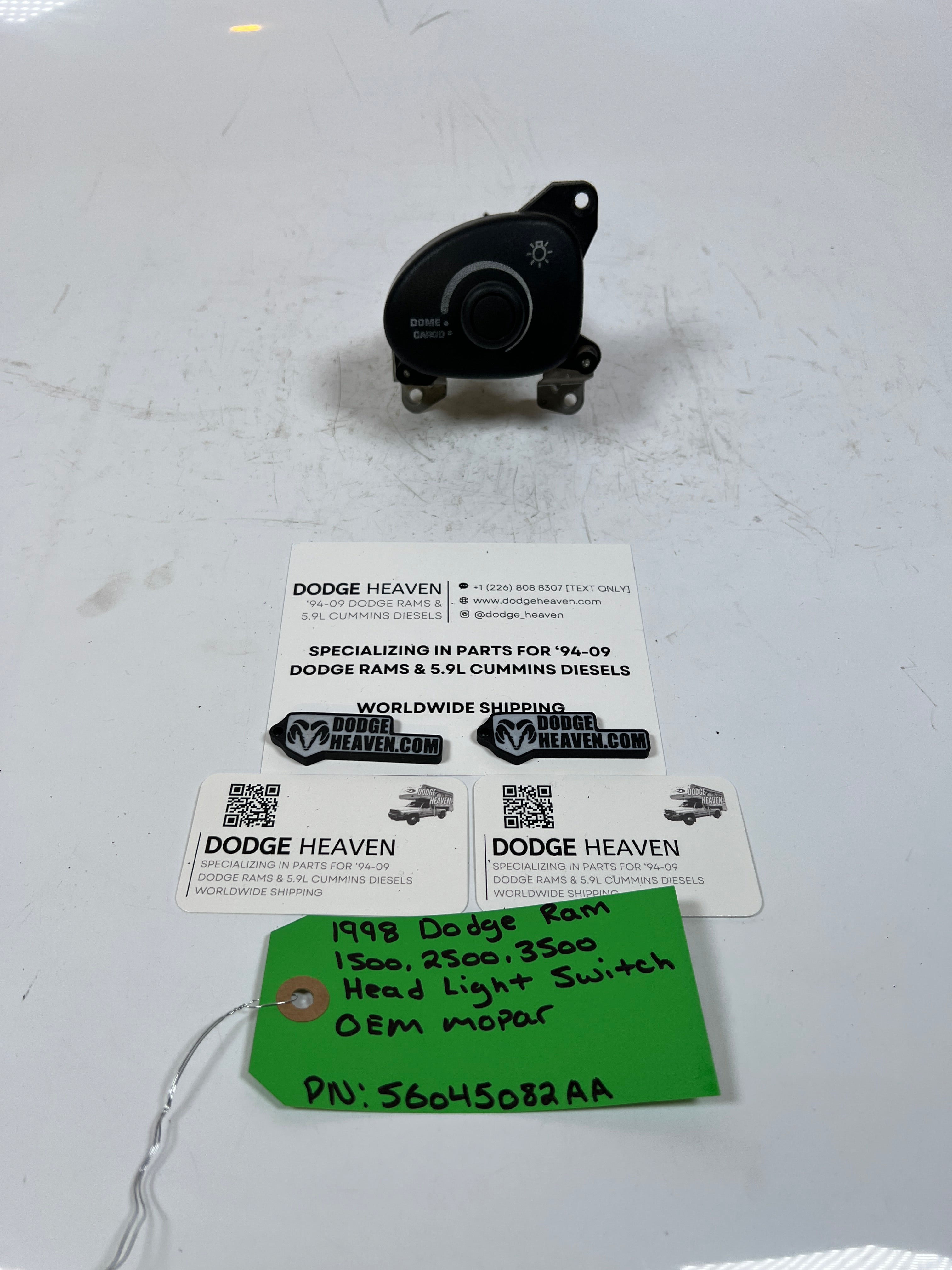 1998-1998 Dodge Ram 1500-3500 Head Light Switch