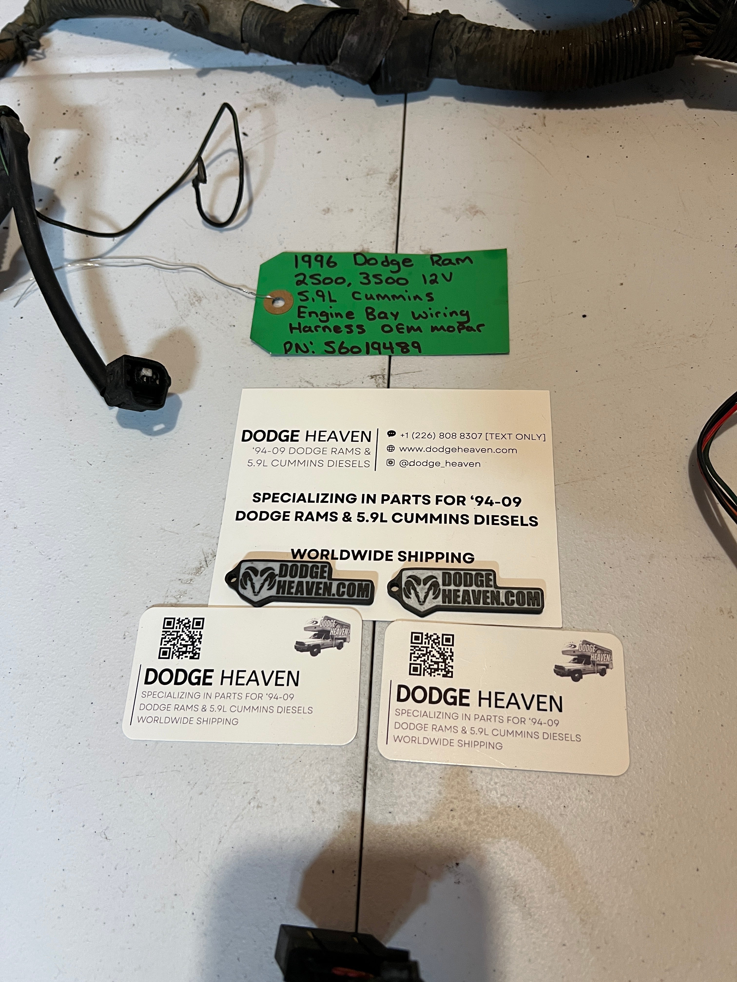 1996-1996 Dodge Ram 5.9L 12 V Cummins Engine Bay Wiring Harness