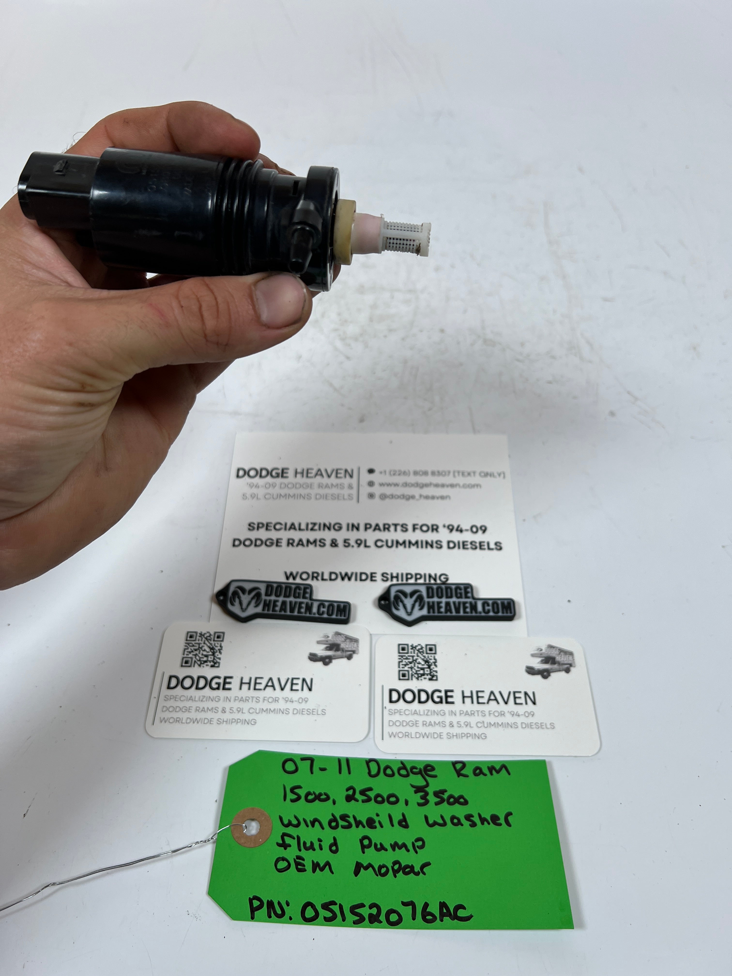 2007-2011 Dodge Ram Windshield Washer Fluid Pump