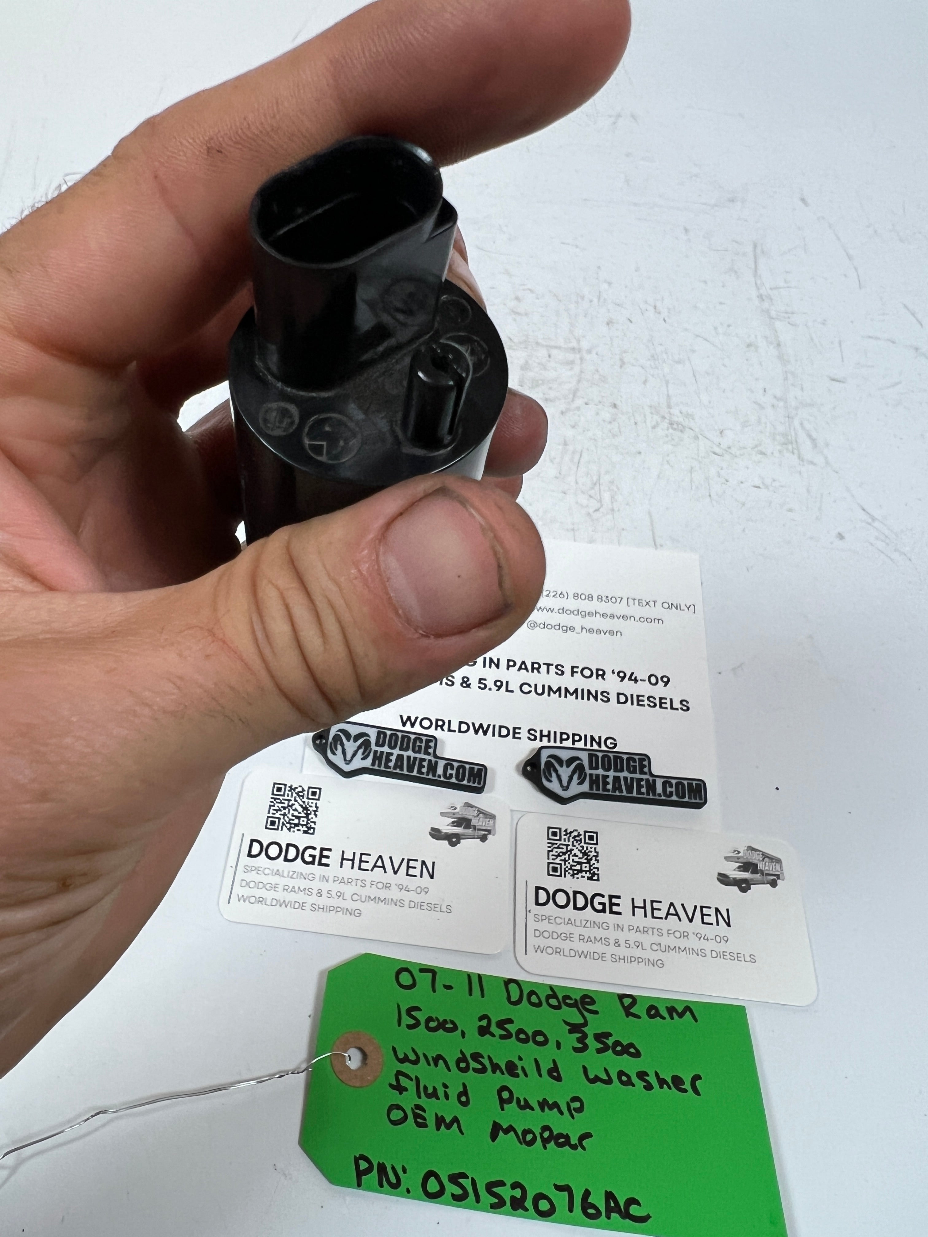 2007-2011 Dodge Ram Windshield Washer Fluid Pump