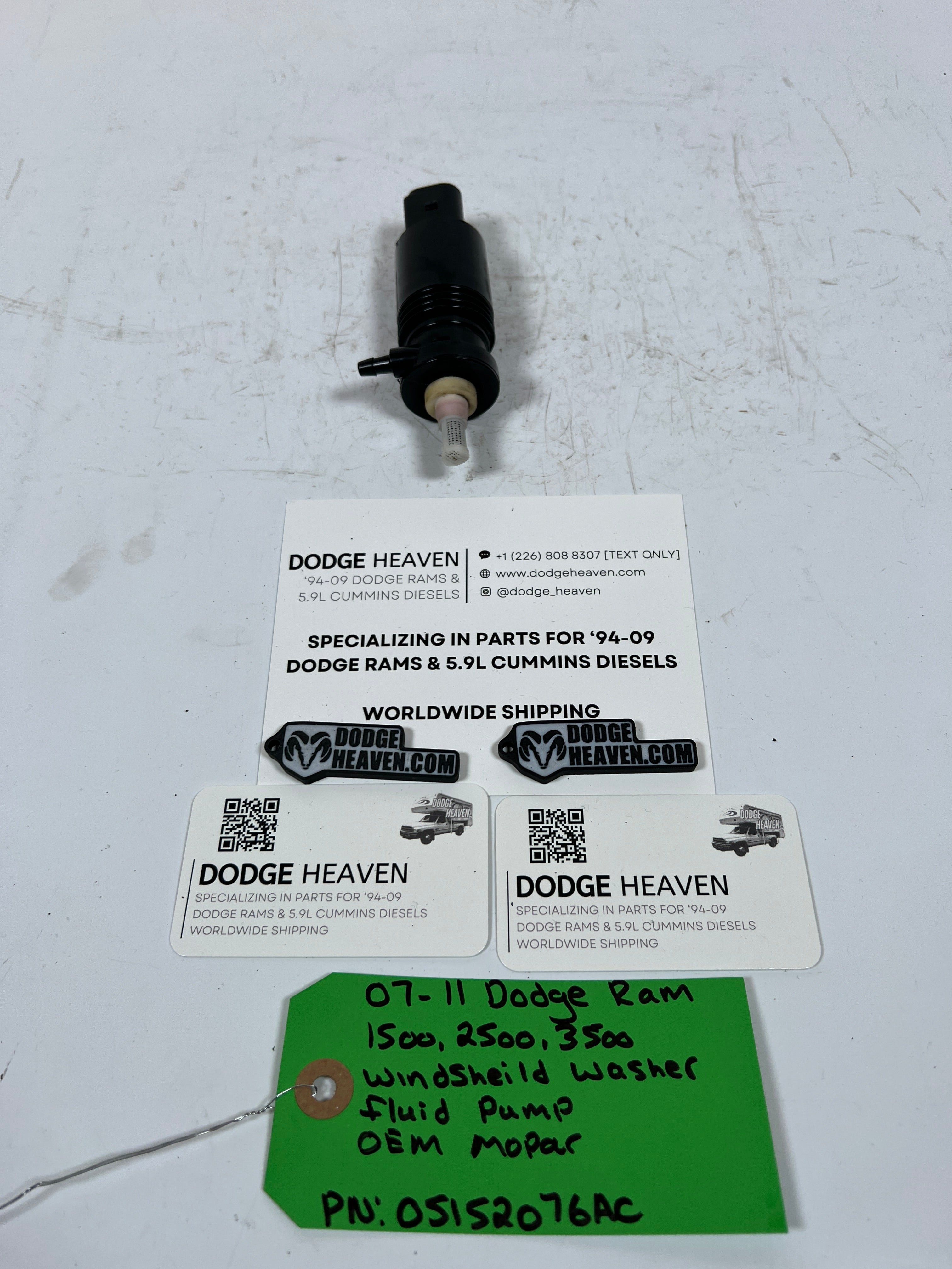 2007-2011 Dodge Ram Windshield Washer Fluid Pump