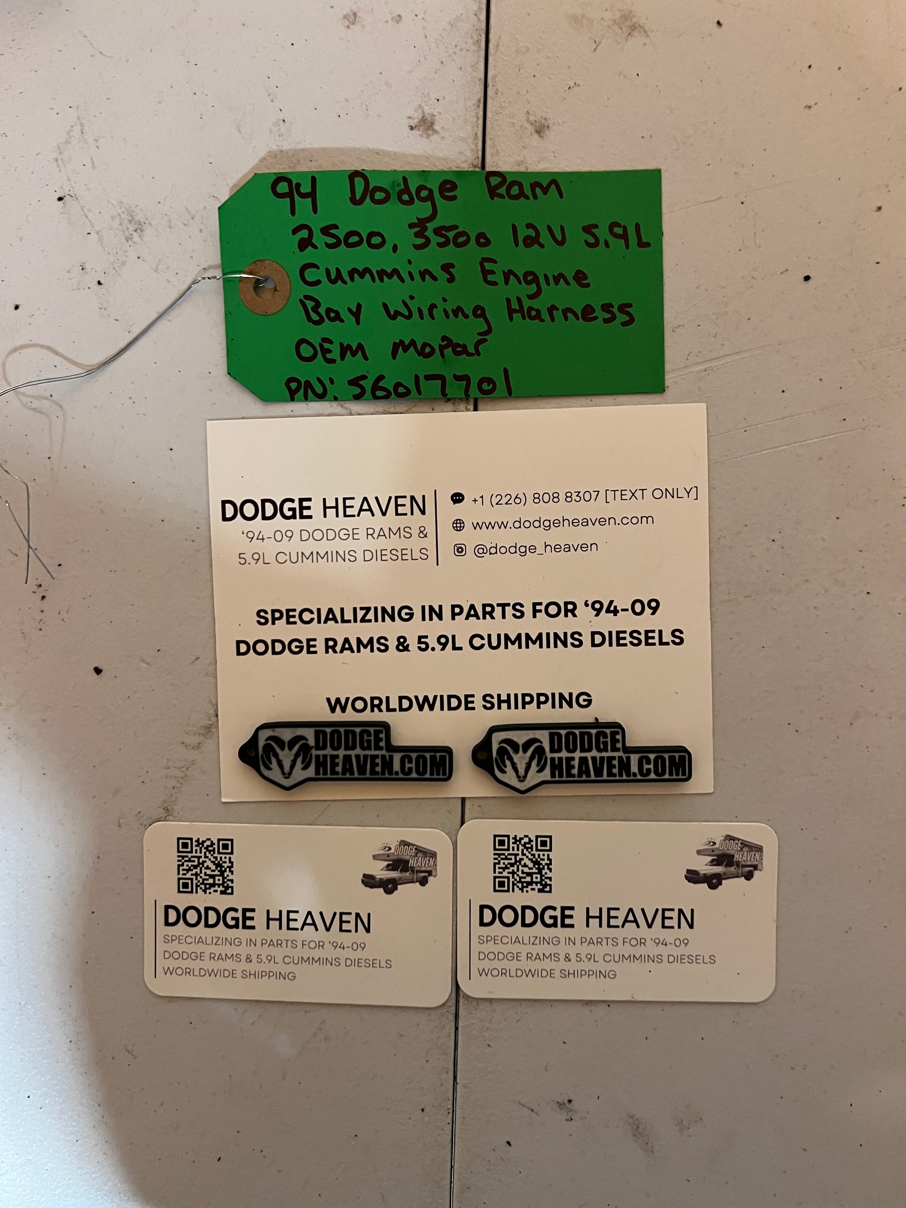 1994-1994 Doddge Ram 12 Valve 5.9L Cummins Engine Bay Wiring Harness
