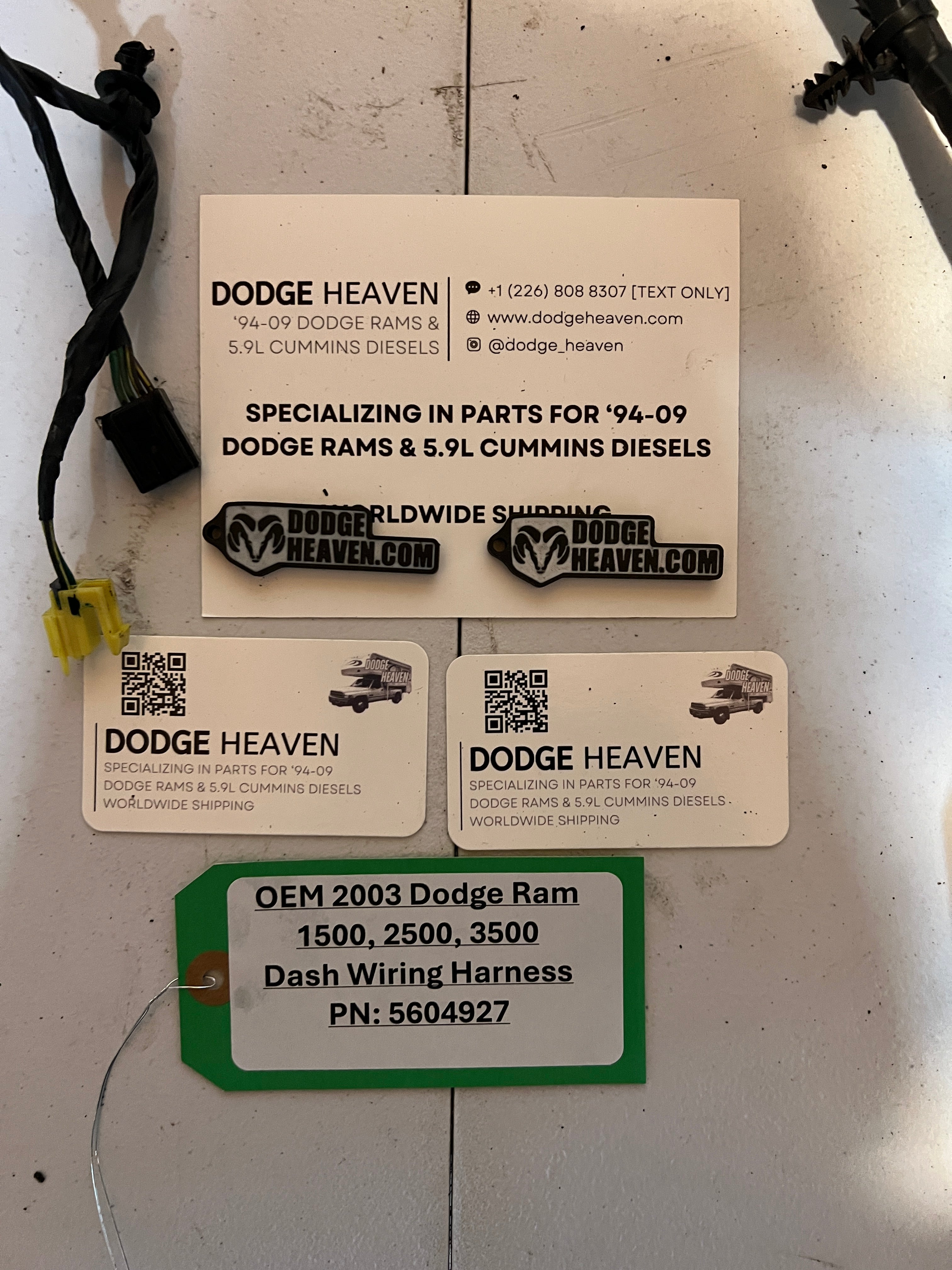 2003-2003 Dodge Ram 1500-3500 Dash Wiring Harness