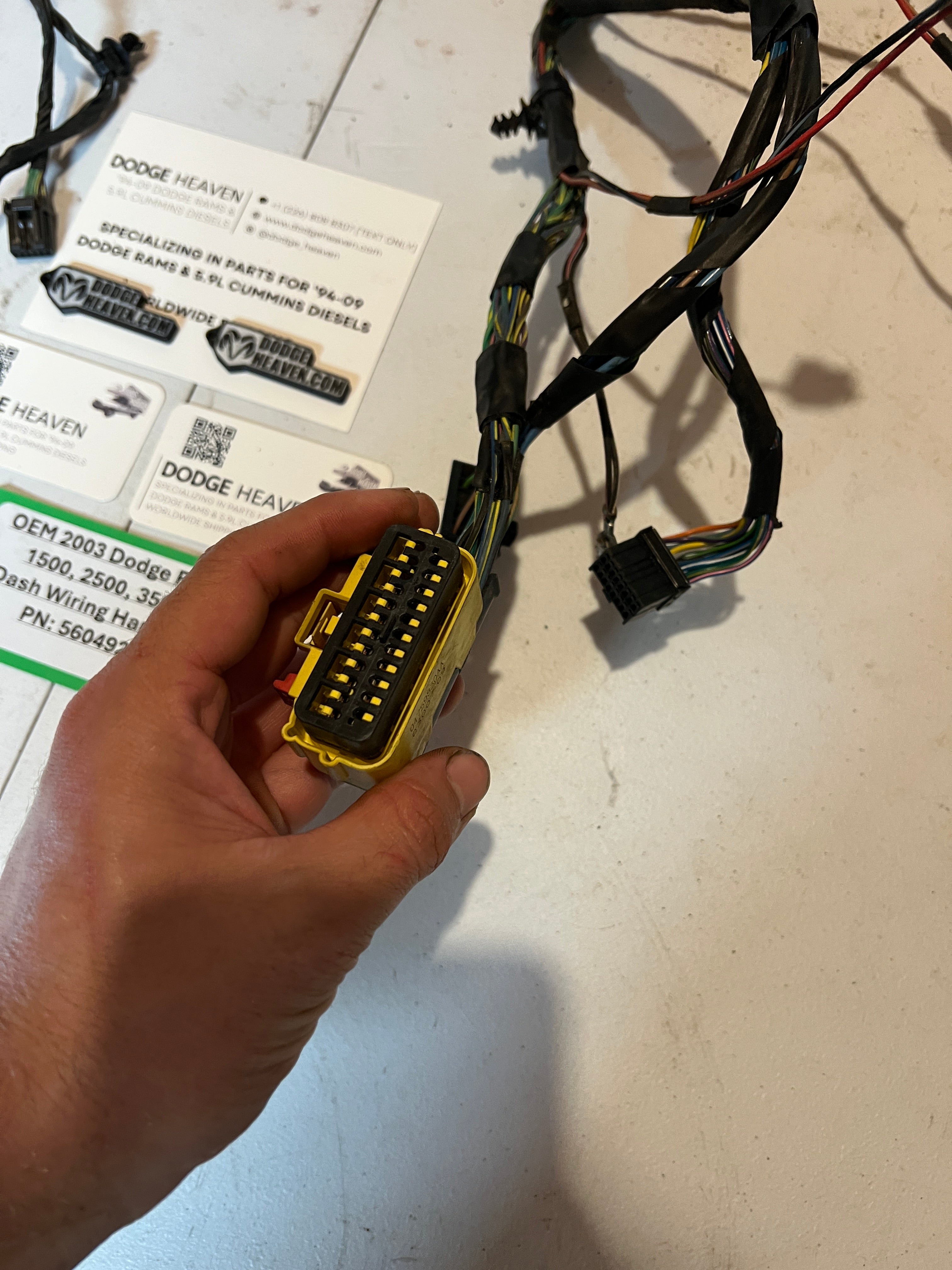 2003-2003 Dodge Ram 1500-3500 Dash Wiring Harness
