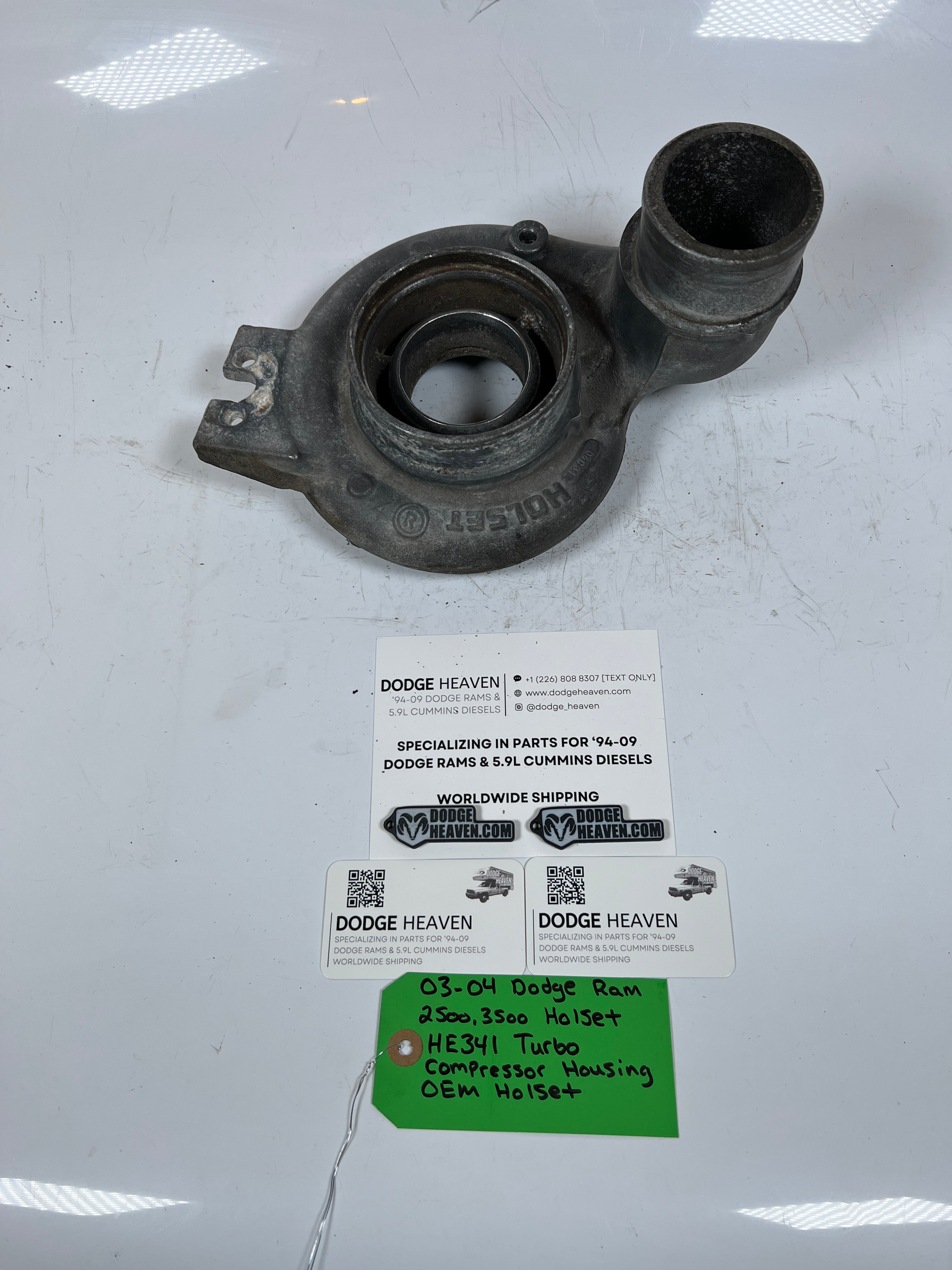 2003-2004 Dodge Ram 5.9L Cummins HE341 Holset Turbo Compressor Housing