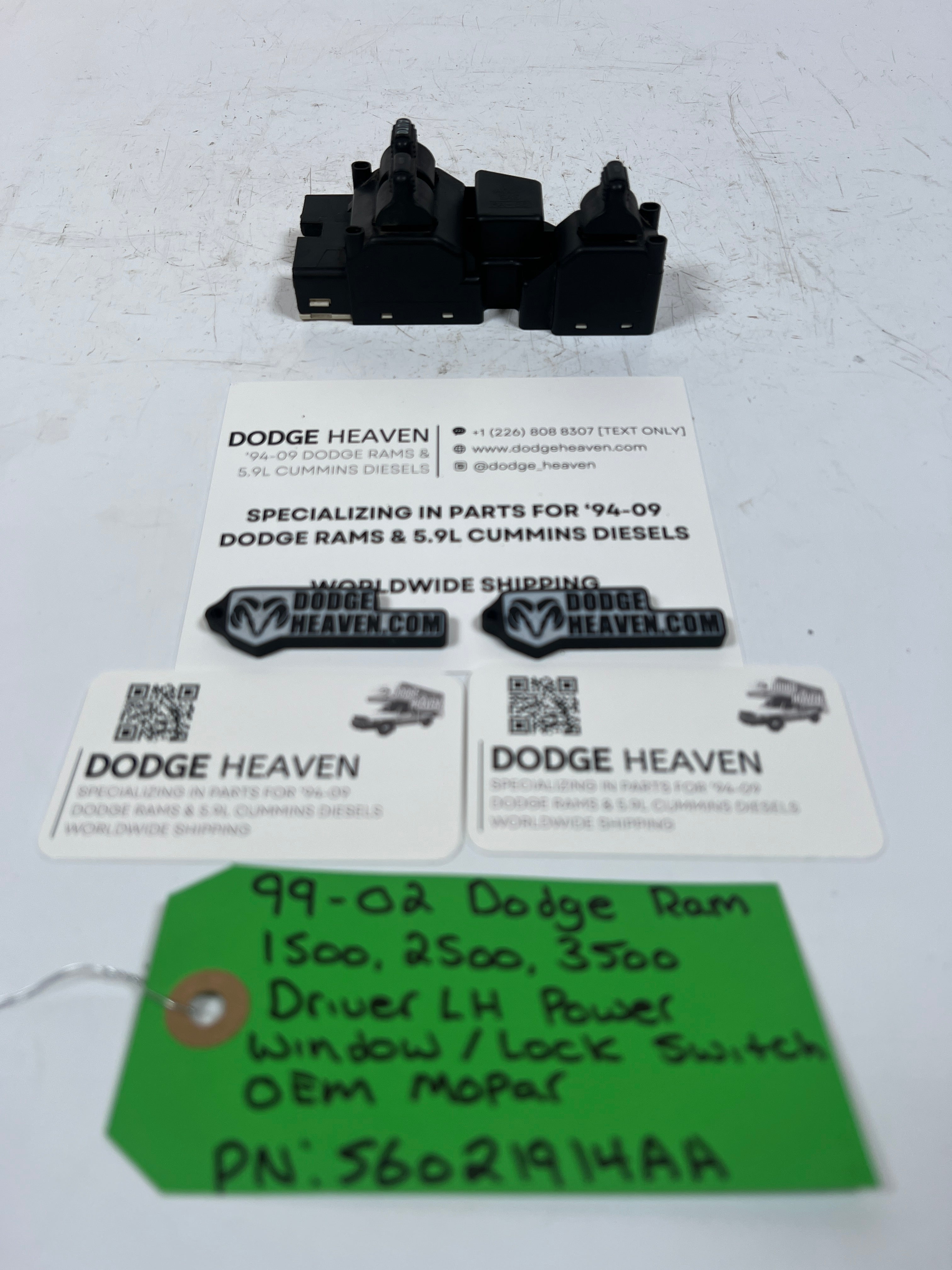 1999-2002 Dodge Ram Driver LH Power Window / Lock Switch