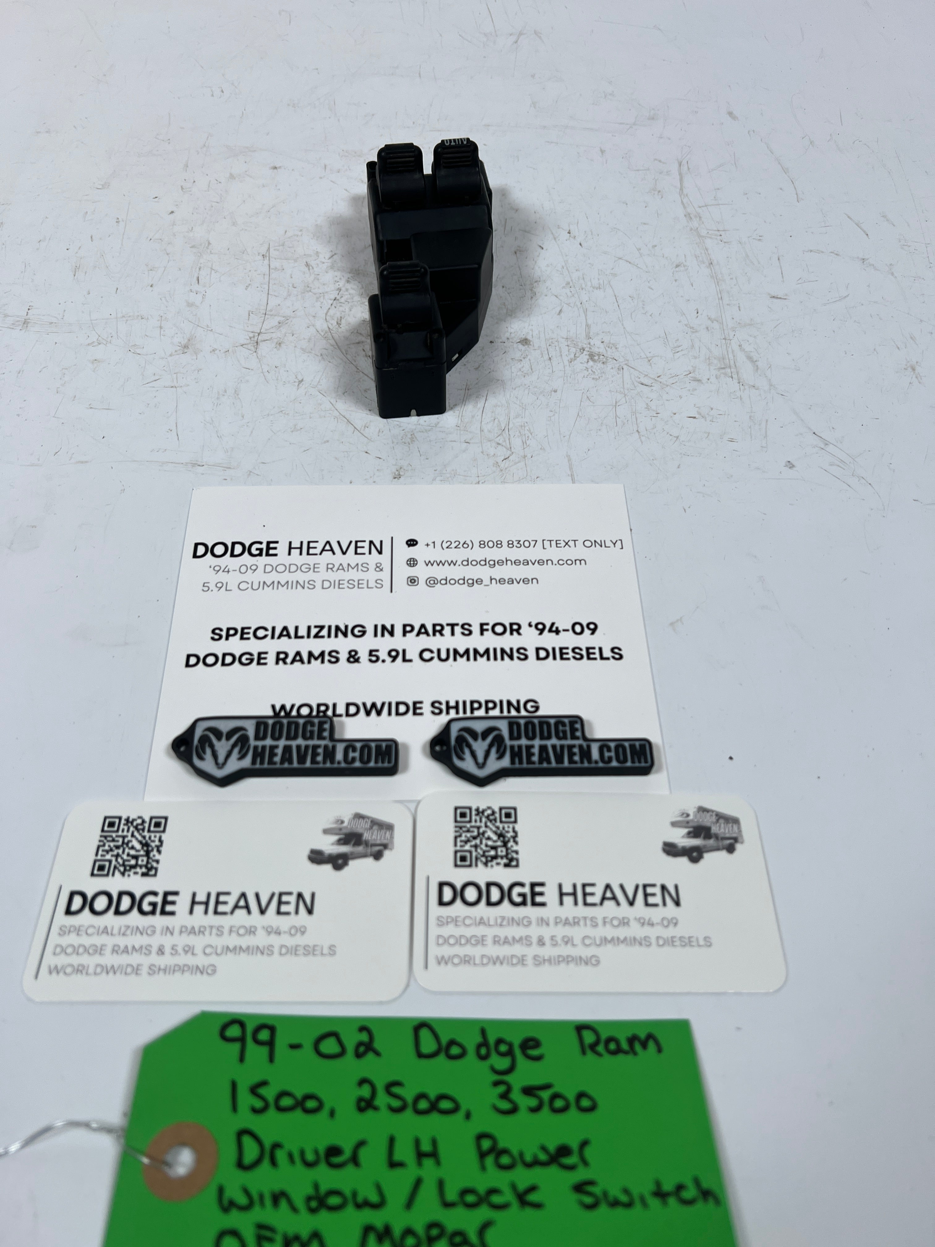 1999-2002 Dodge Ram Driver LH Power Window / Lock Switch