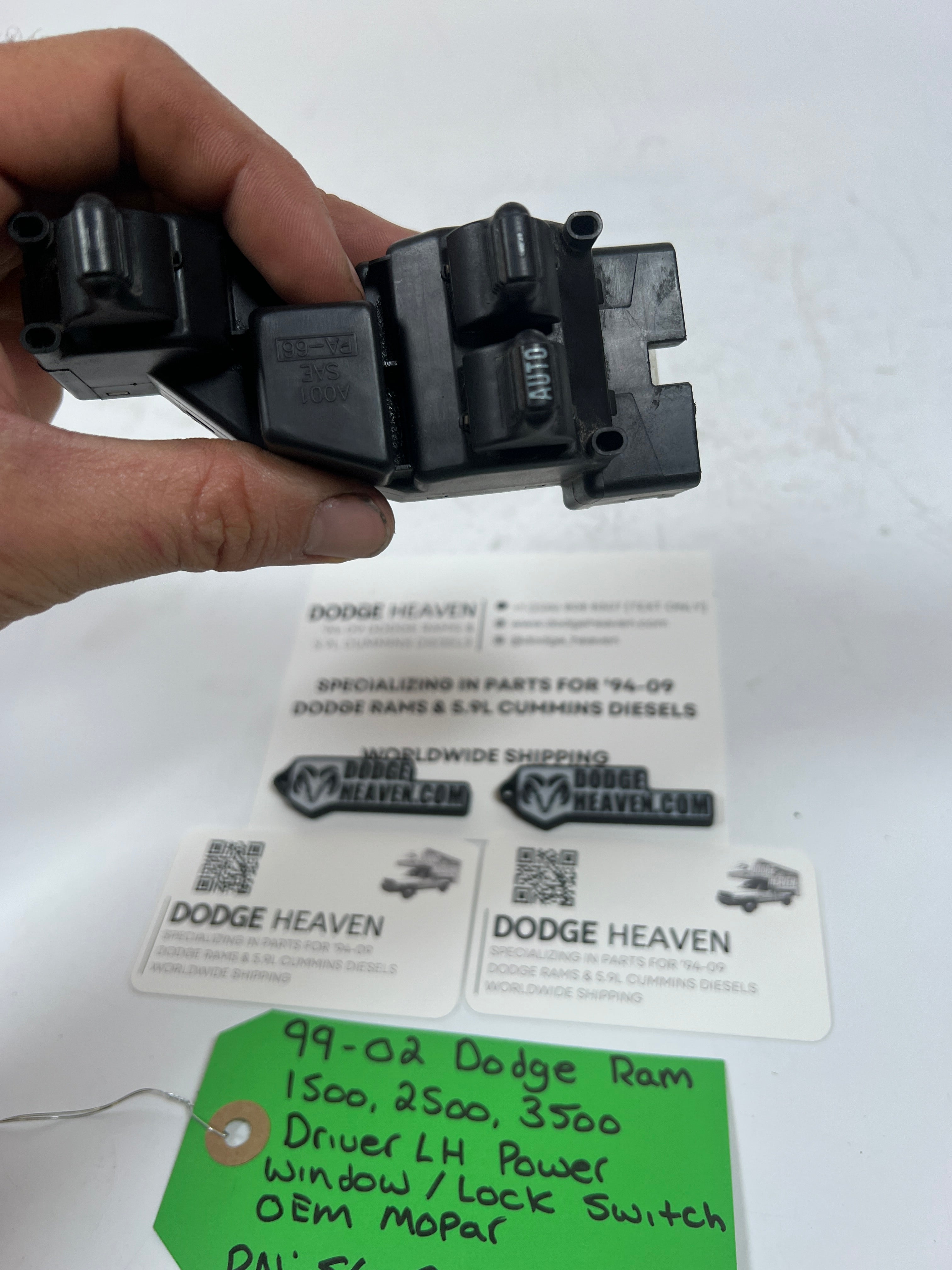 1999-2002 Dodge Ram Driver LH Power Window / Lock Switch