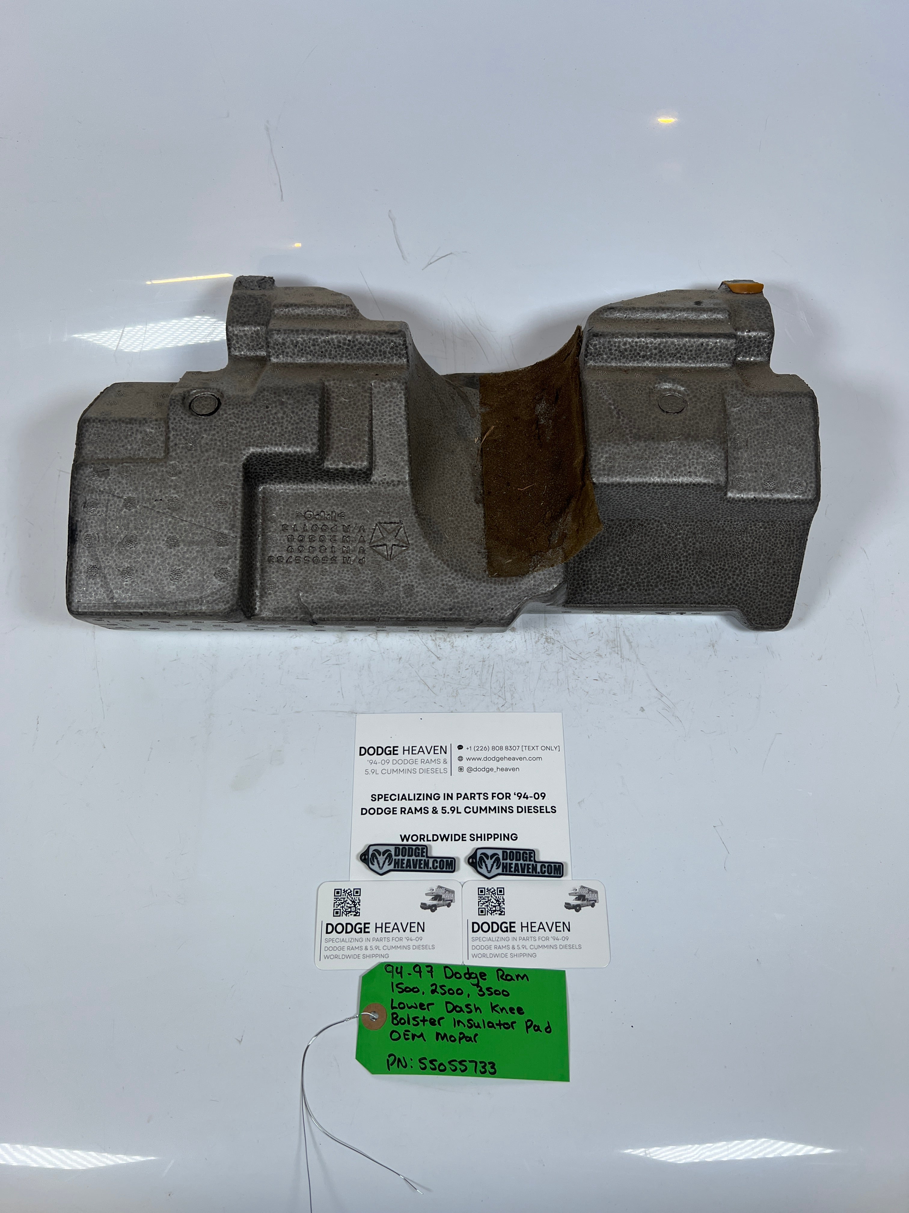 1994-1997 Dodge Ram Lower Dash Knee Bolster Insulator Pad