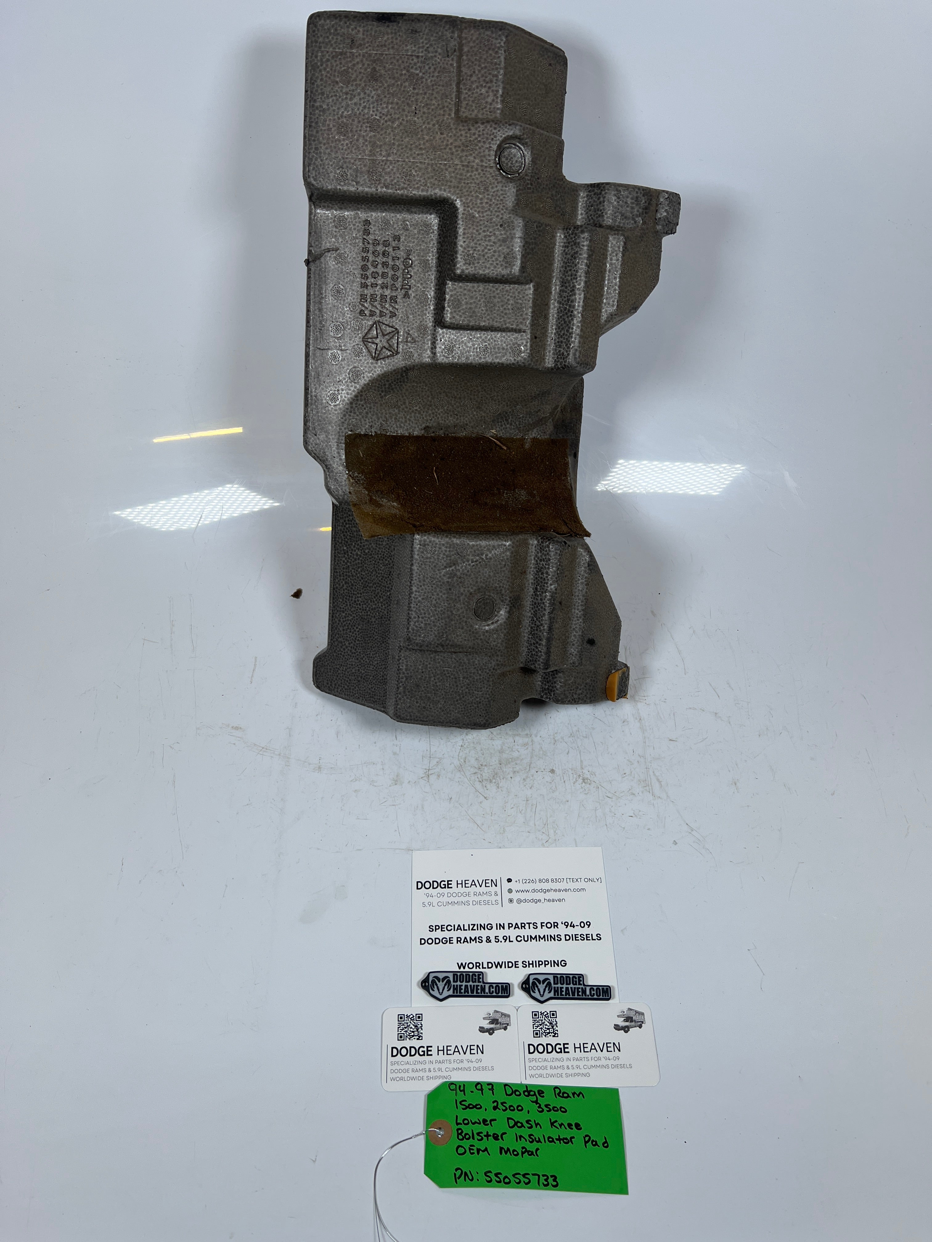 1994-1997 Dodge Ram Lower Dash Knee Bolster Insulator Pad