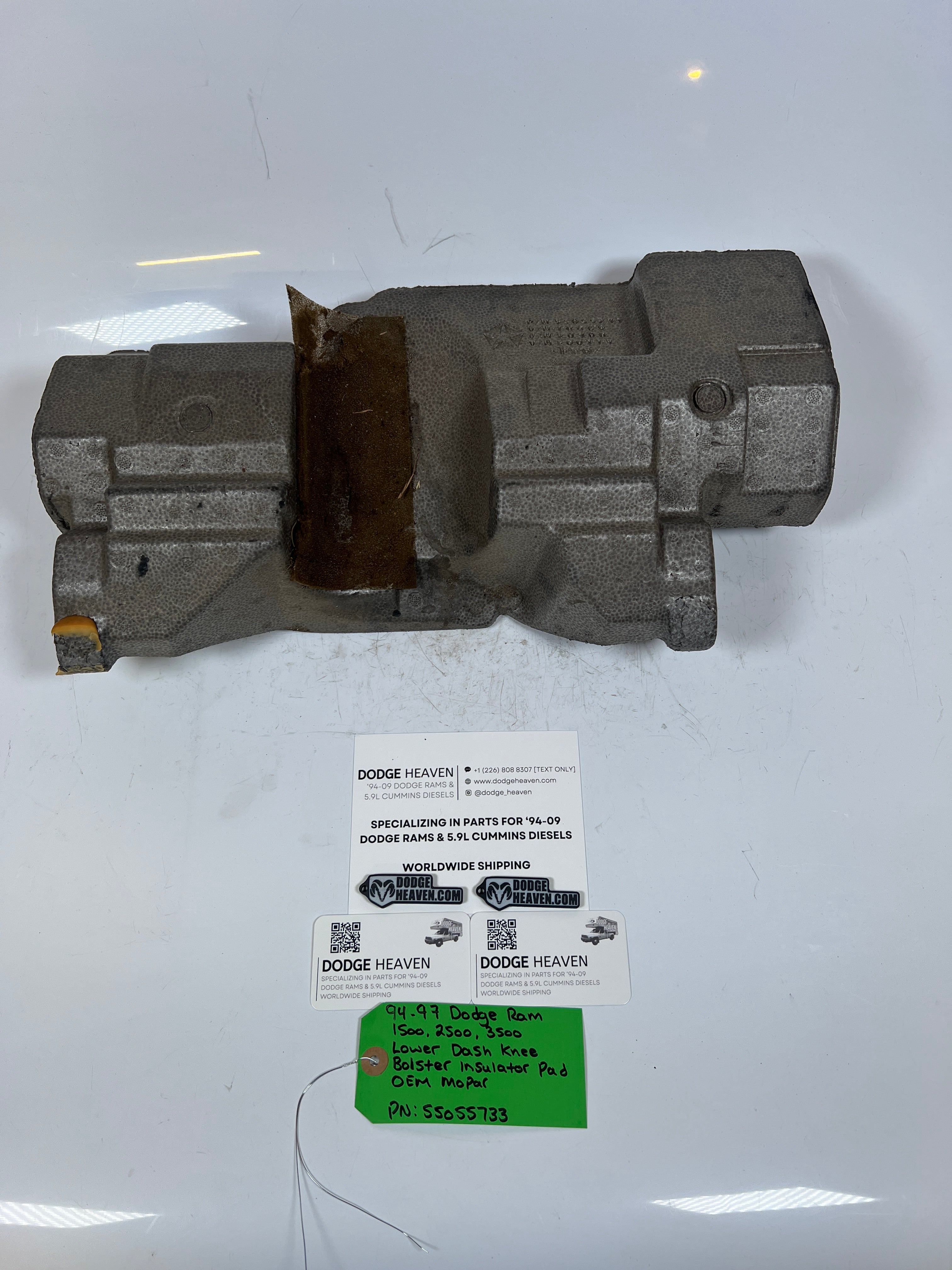 1994-1997 Dodge Ram Lower Dash Knee Bolster Insulator Pad