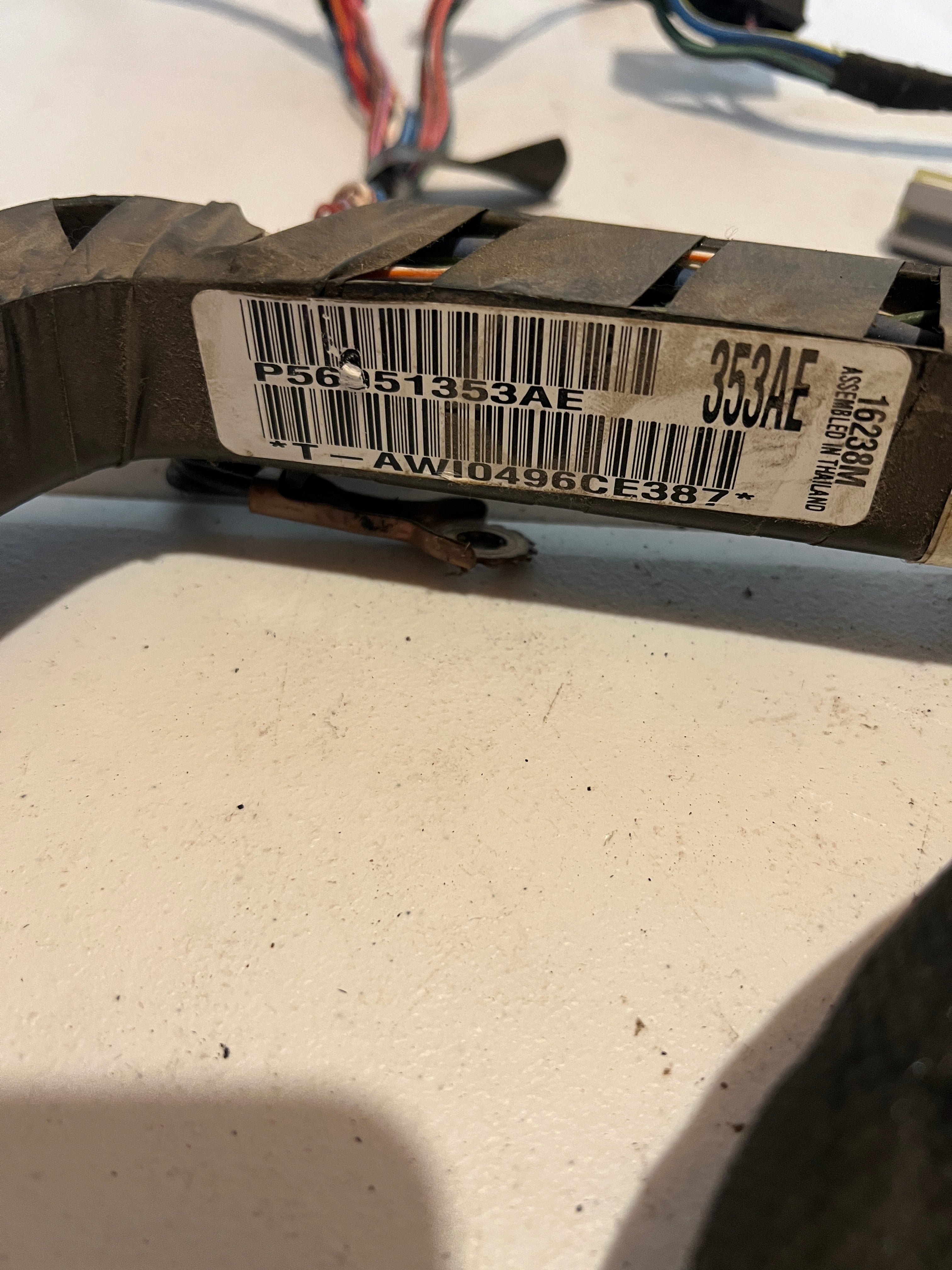 2006-2006 Dodge Ram 1500 2500 3500 Dash Wiring Harness