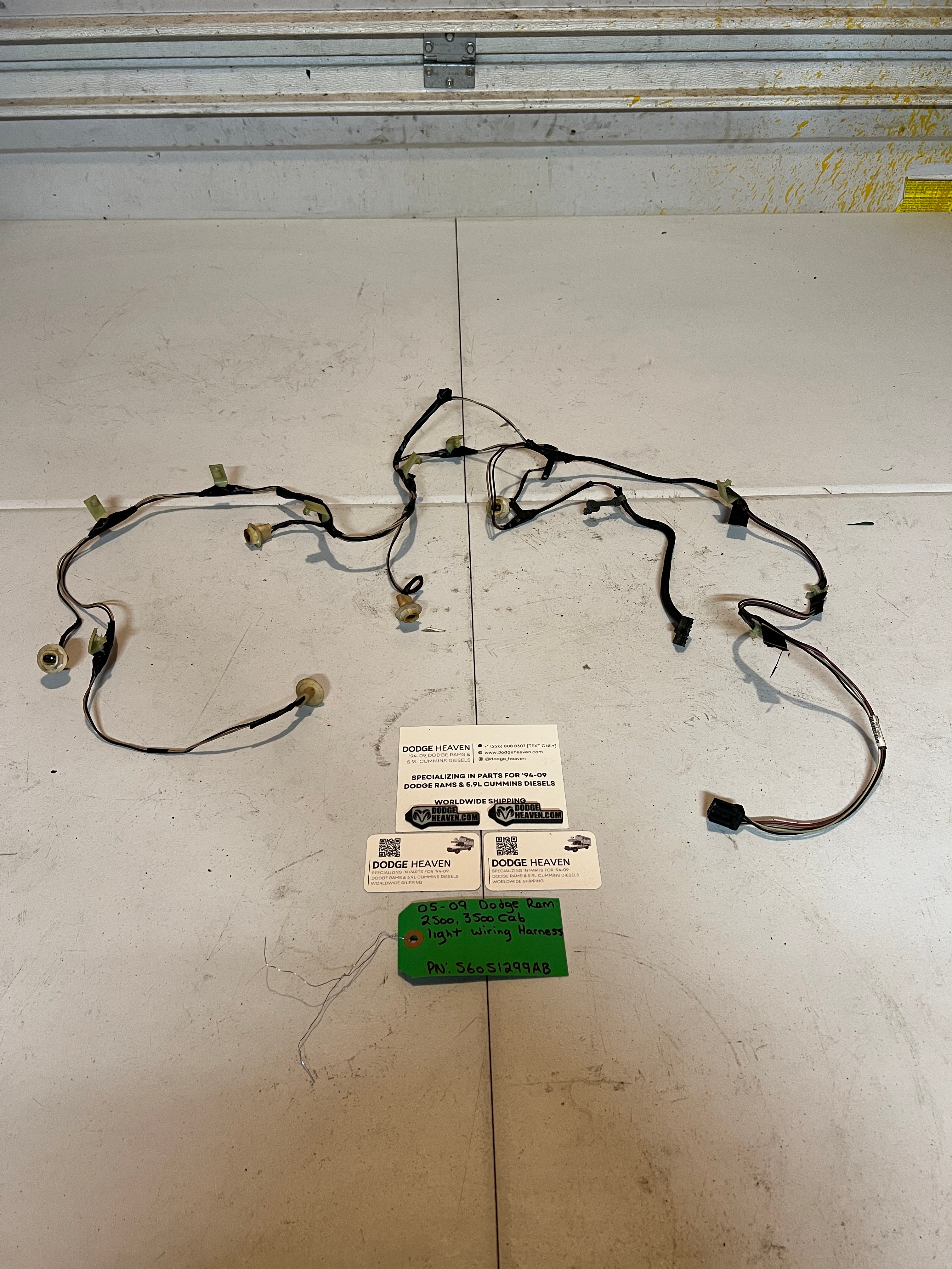2005-2009 Dodge Ram 2500 3500 Cab Light Wiring Harness