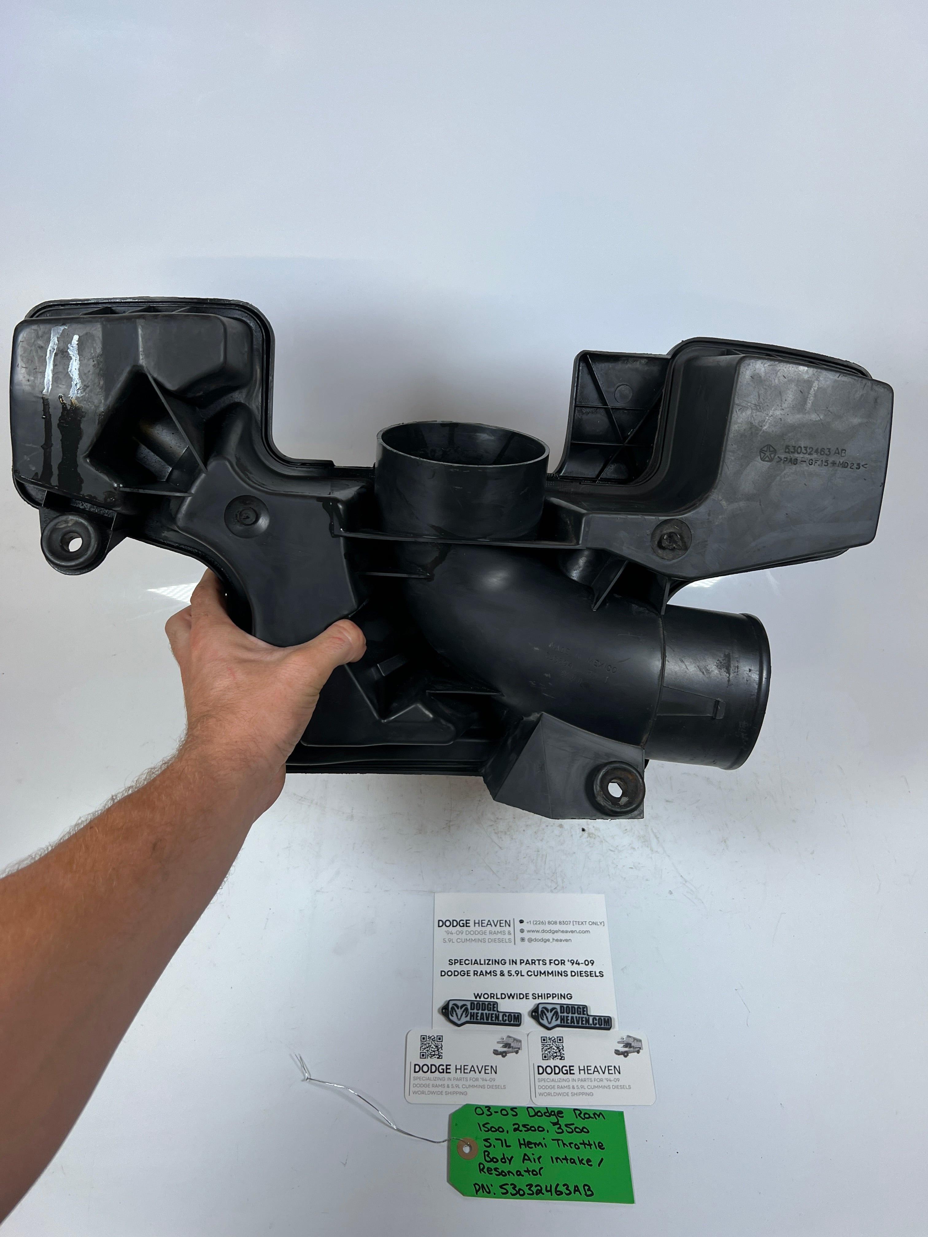 2003-2005 Dodge Ram 5.7L Hemi Throttle Body Air Intake Resonator