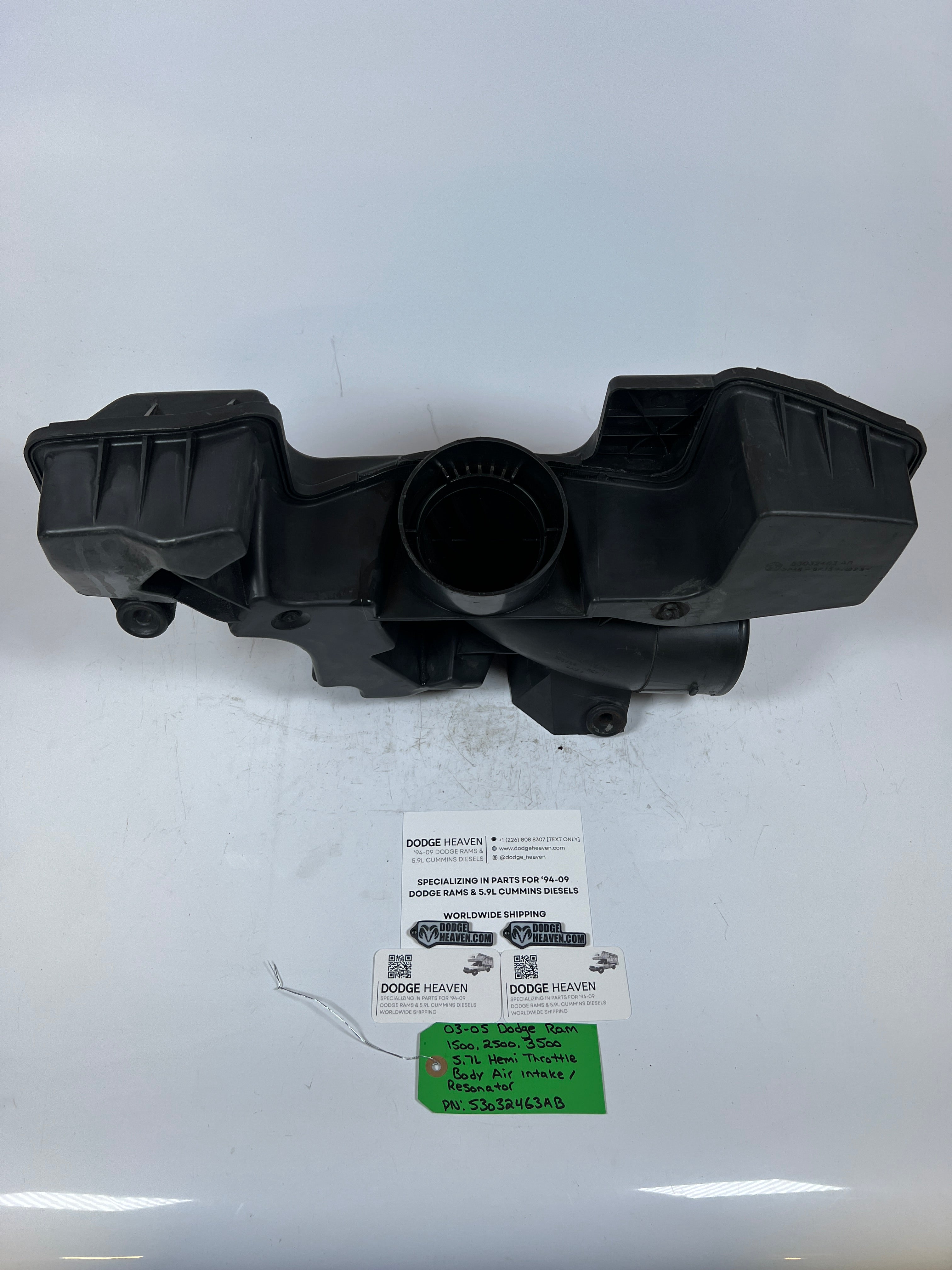 2003-2005 Dodge Ram 5.7L Hemi Throttle Body Air Intake Resonator
