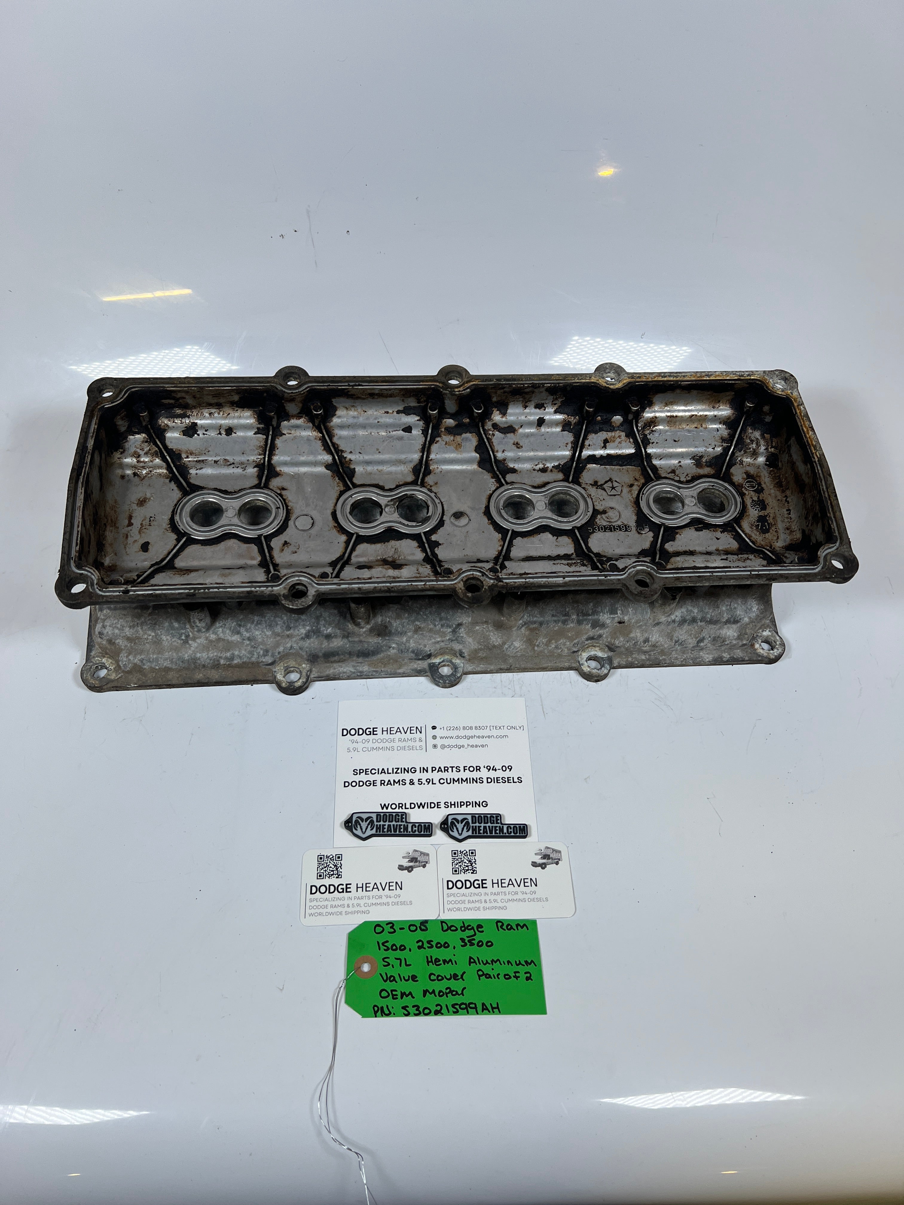 2003-2005 Dodge Ram 5.7L Hemi Aluminum Valve Cover QTY 2