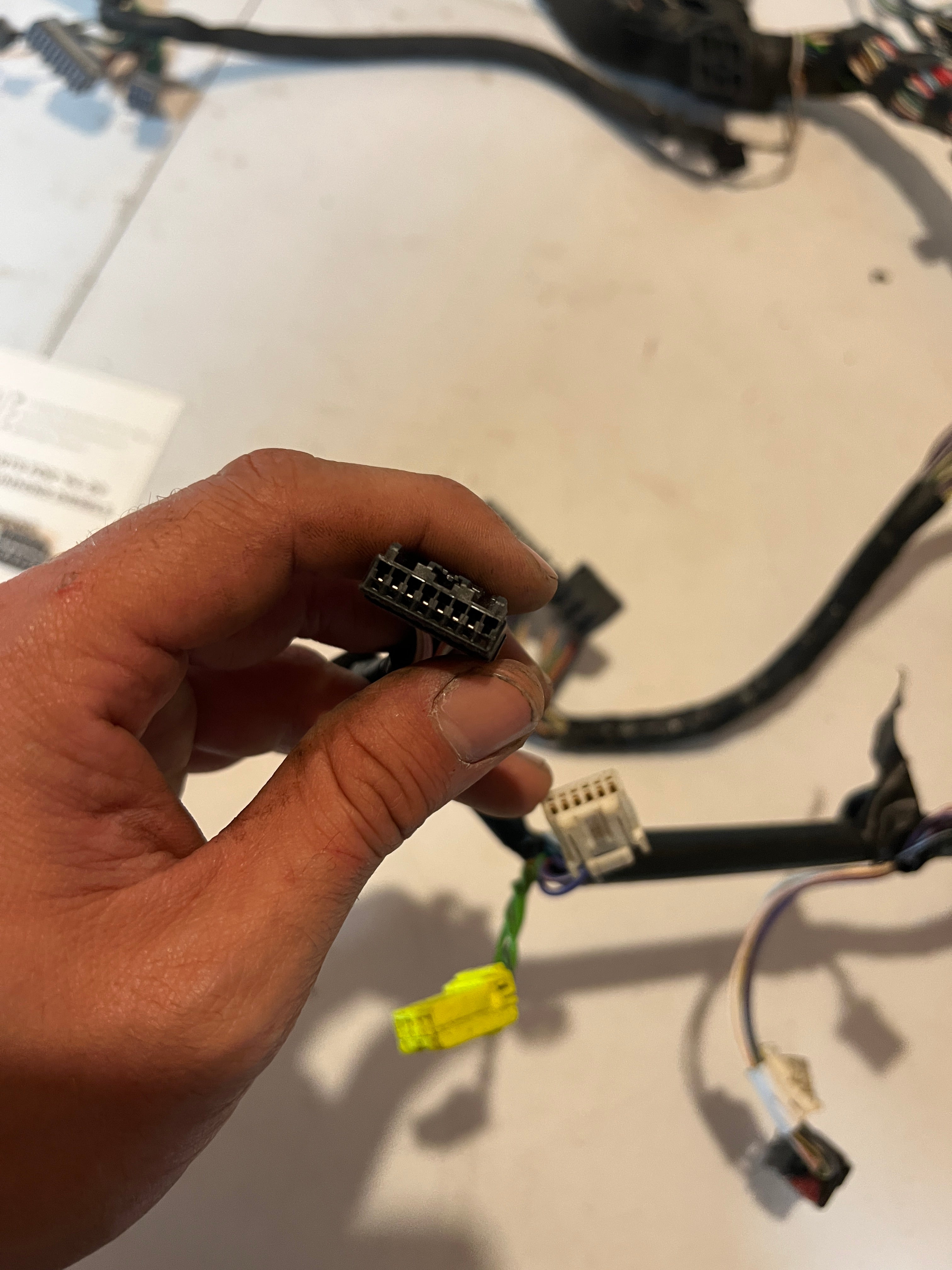 2008-2008 Dodge Ram 1500 2500 3500 Dash Wiring Harness