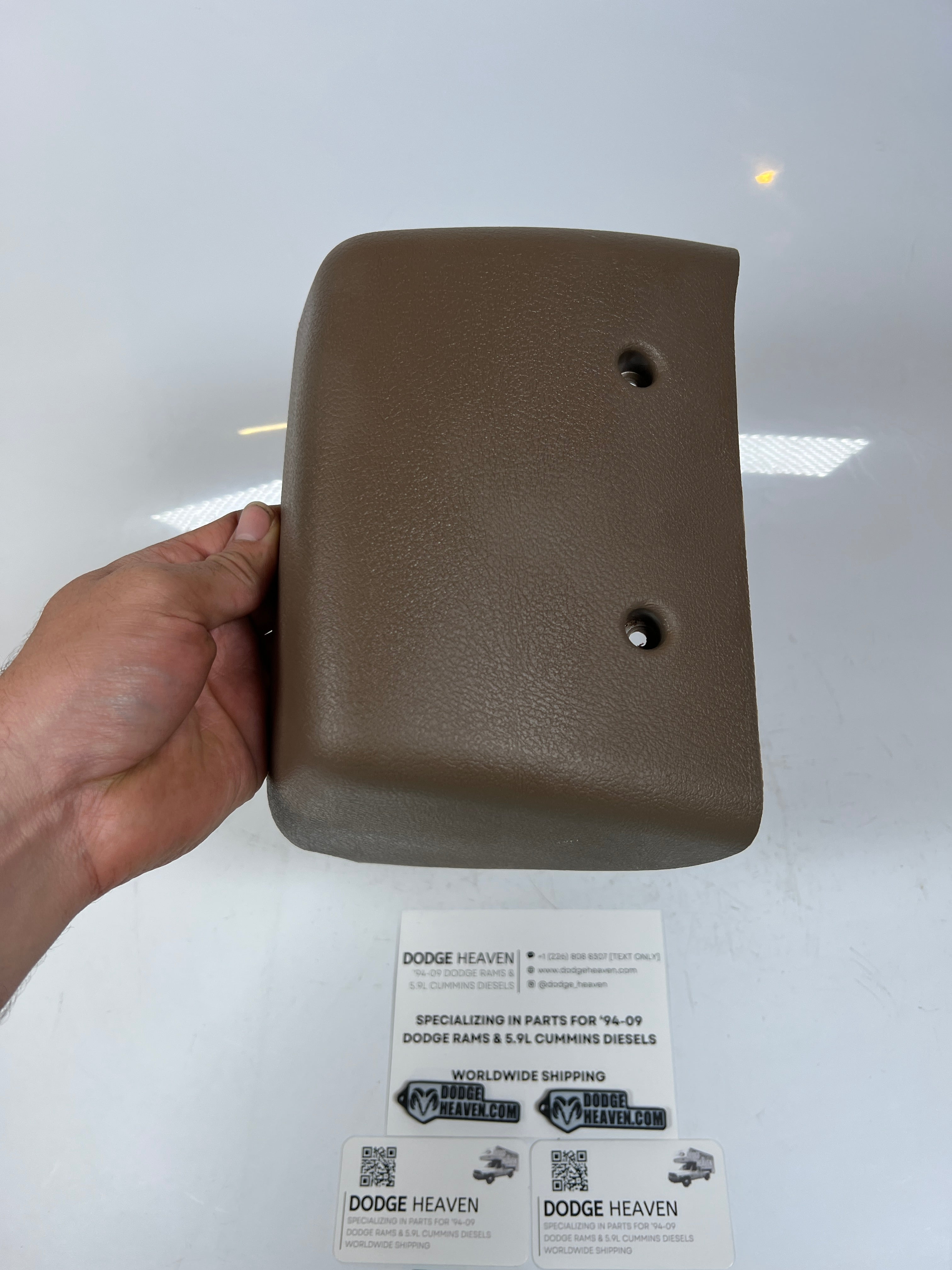 1998-2002 Dodge Ram Lower Dash Crash Sensor Trim Cover Dark Tan