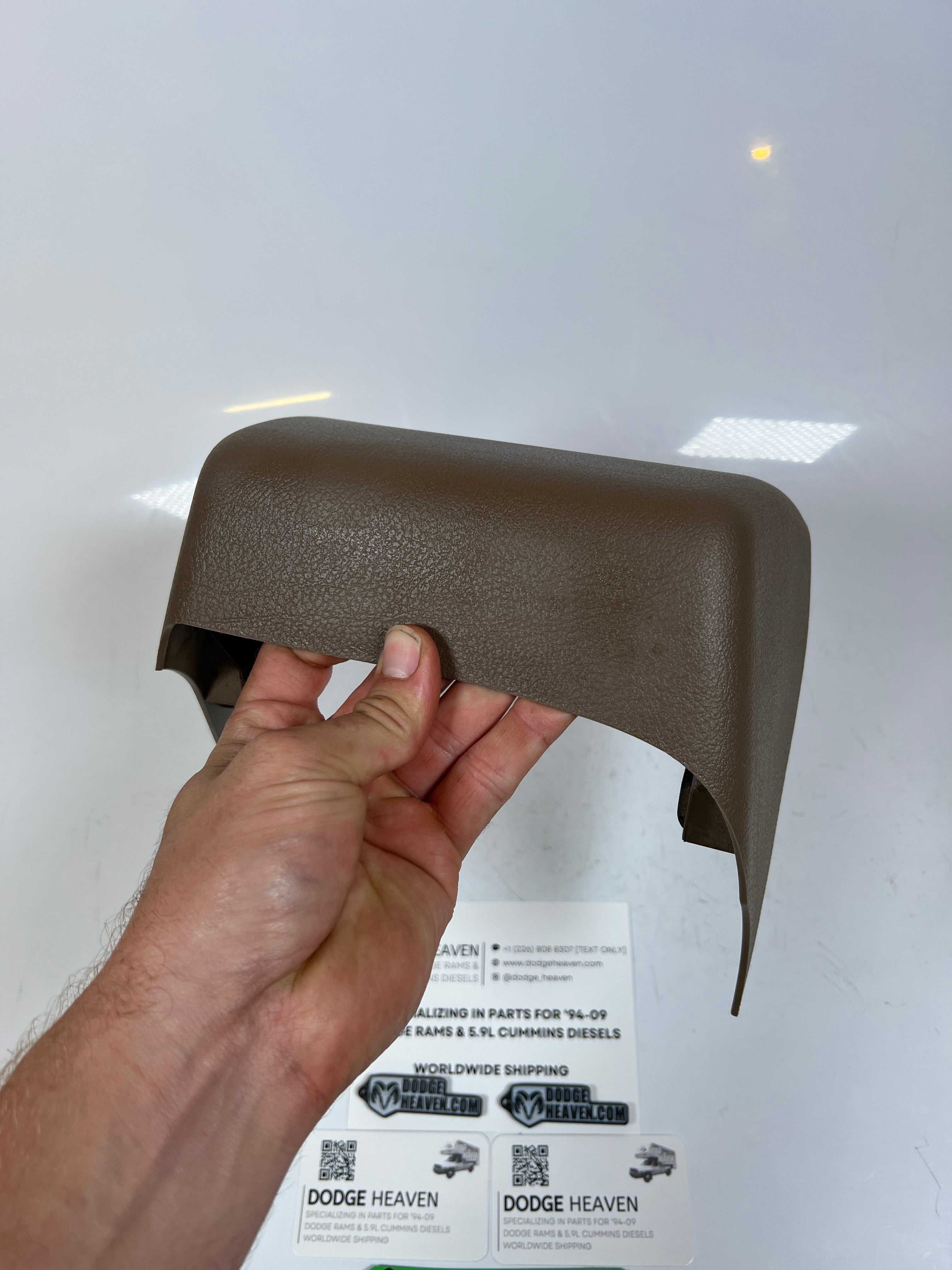 1998-2002 Dodge Ram Lower Dash Crash Sensor Trim Cover Dark Tan