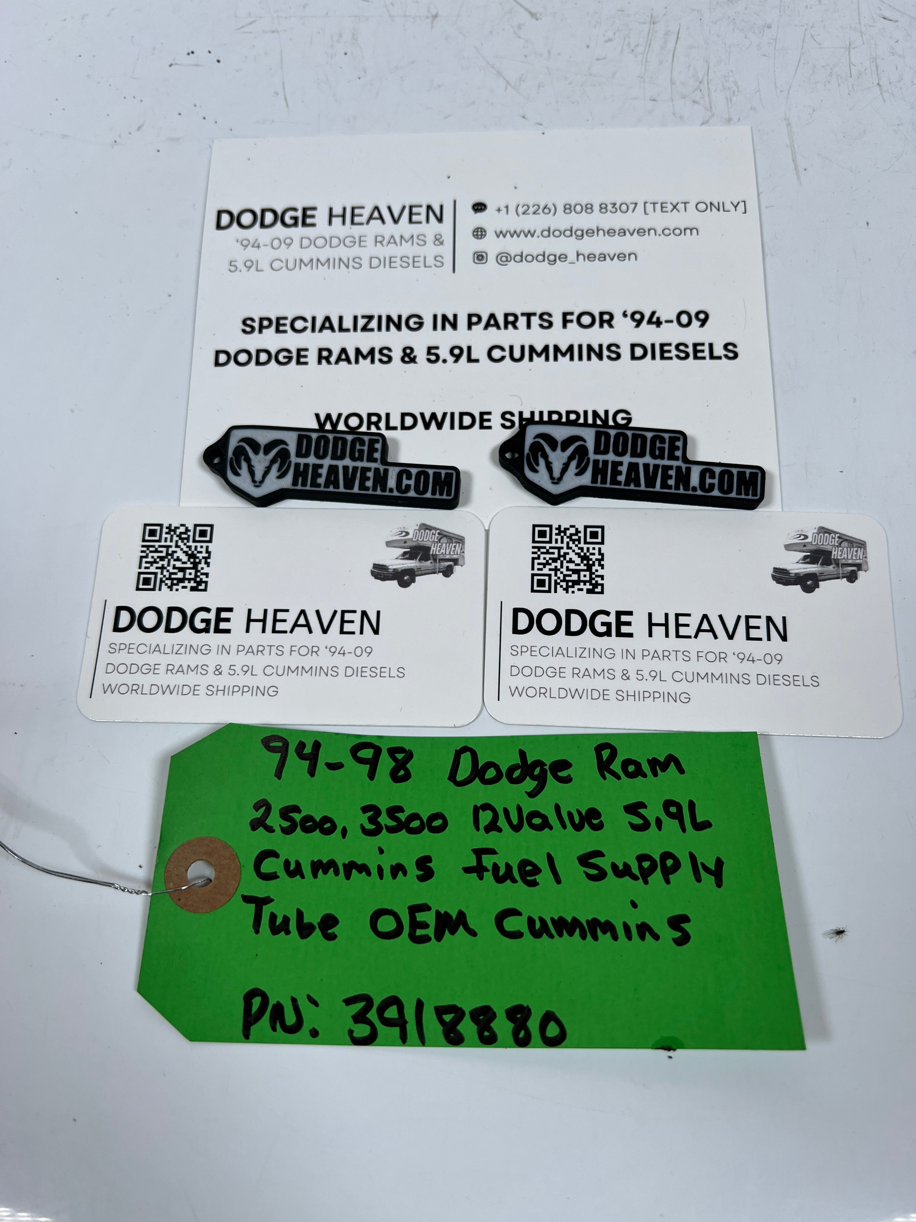 1994-1998 Dodge Ram 2500 3500 12 Valve 5.9L Cummins Fuel Supply Line