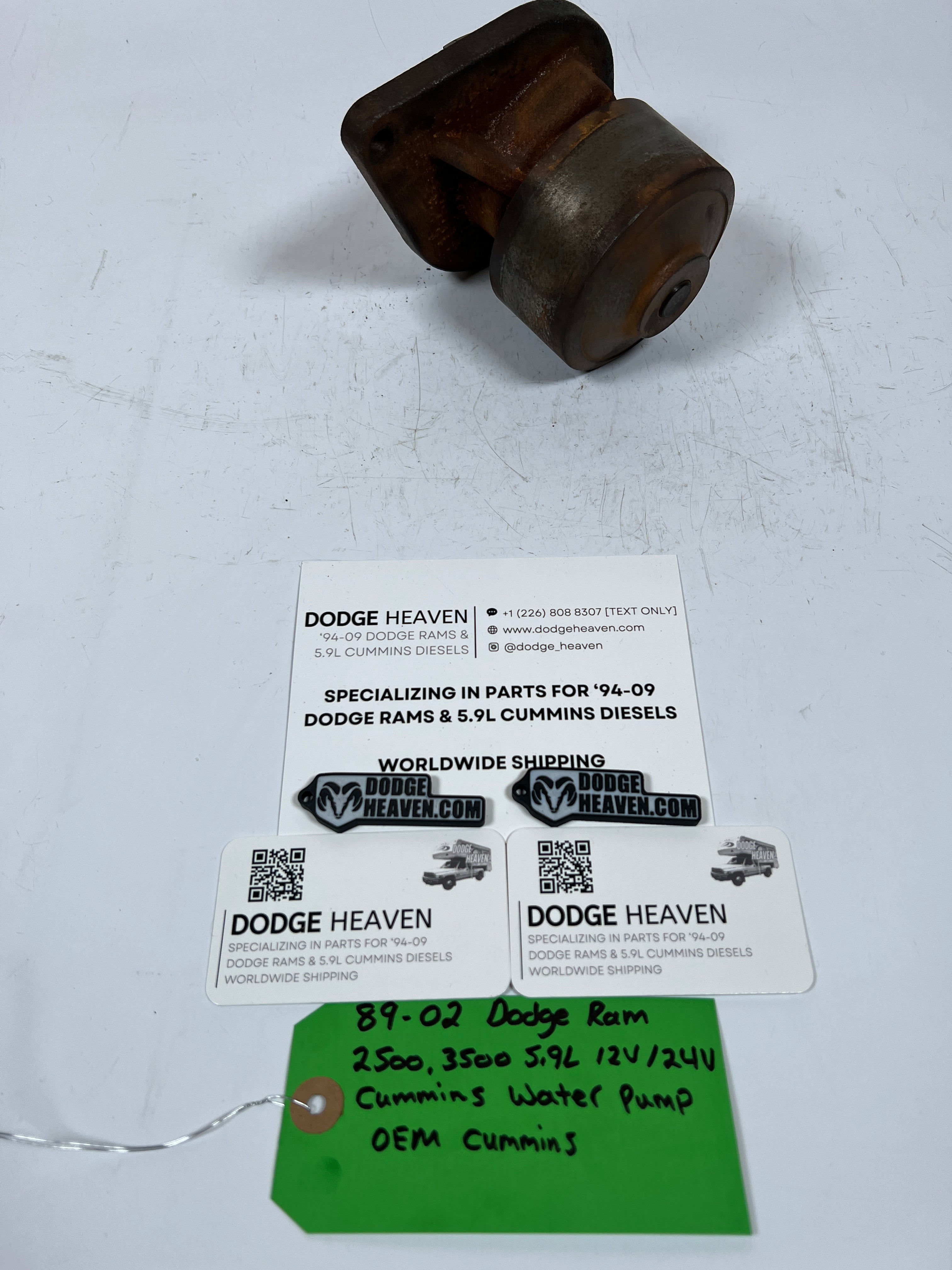 1989-2002 Dodge Ram 2500 3500 5.9L 12 Valve 24 Valve Cummins Water Pump