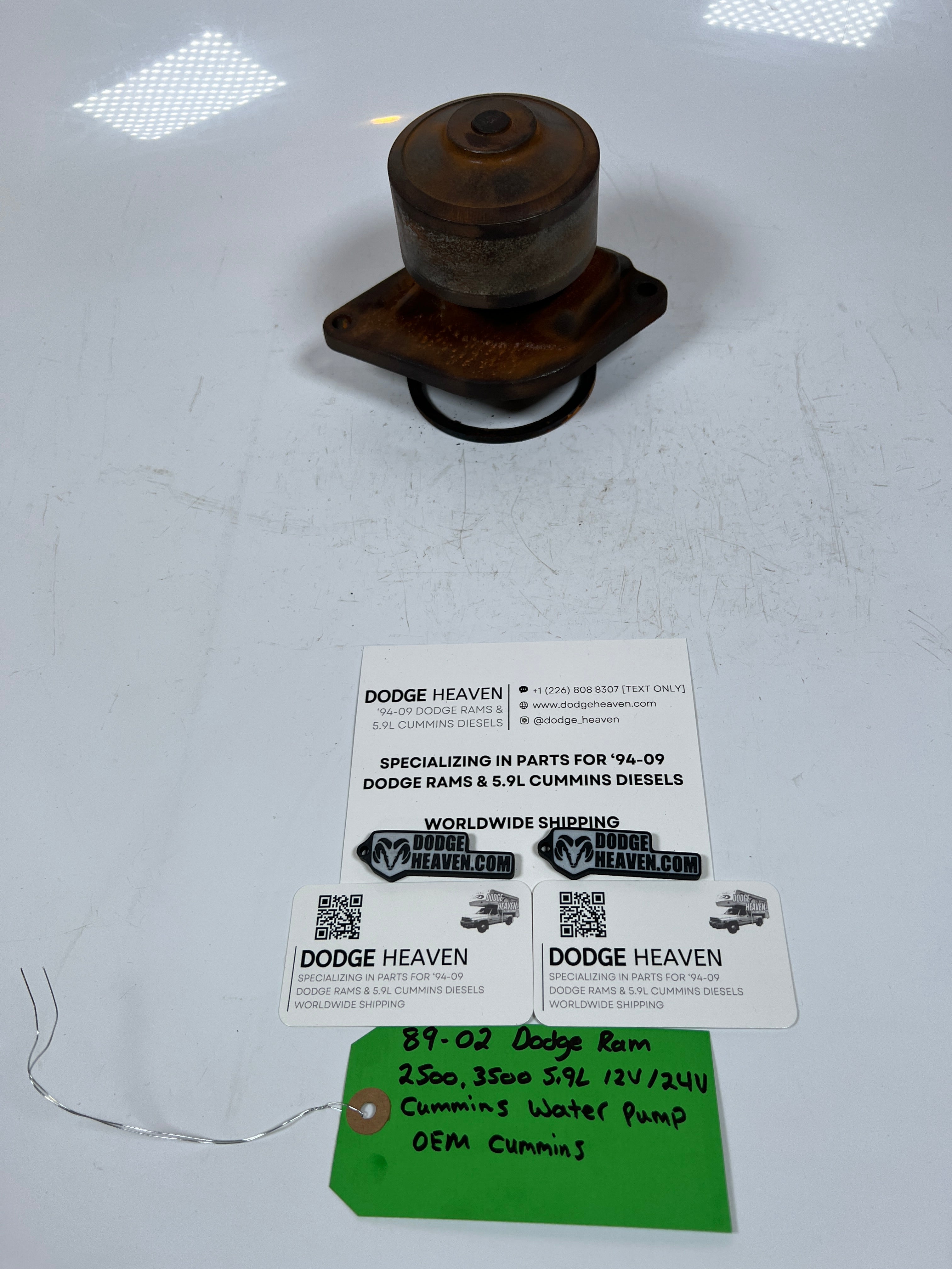 1989-2002 Dodge Ram 2500 3500 5.9L 12 Valve 24 Valve Cummins Water Pump