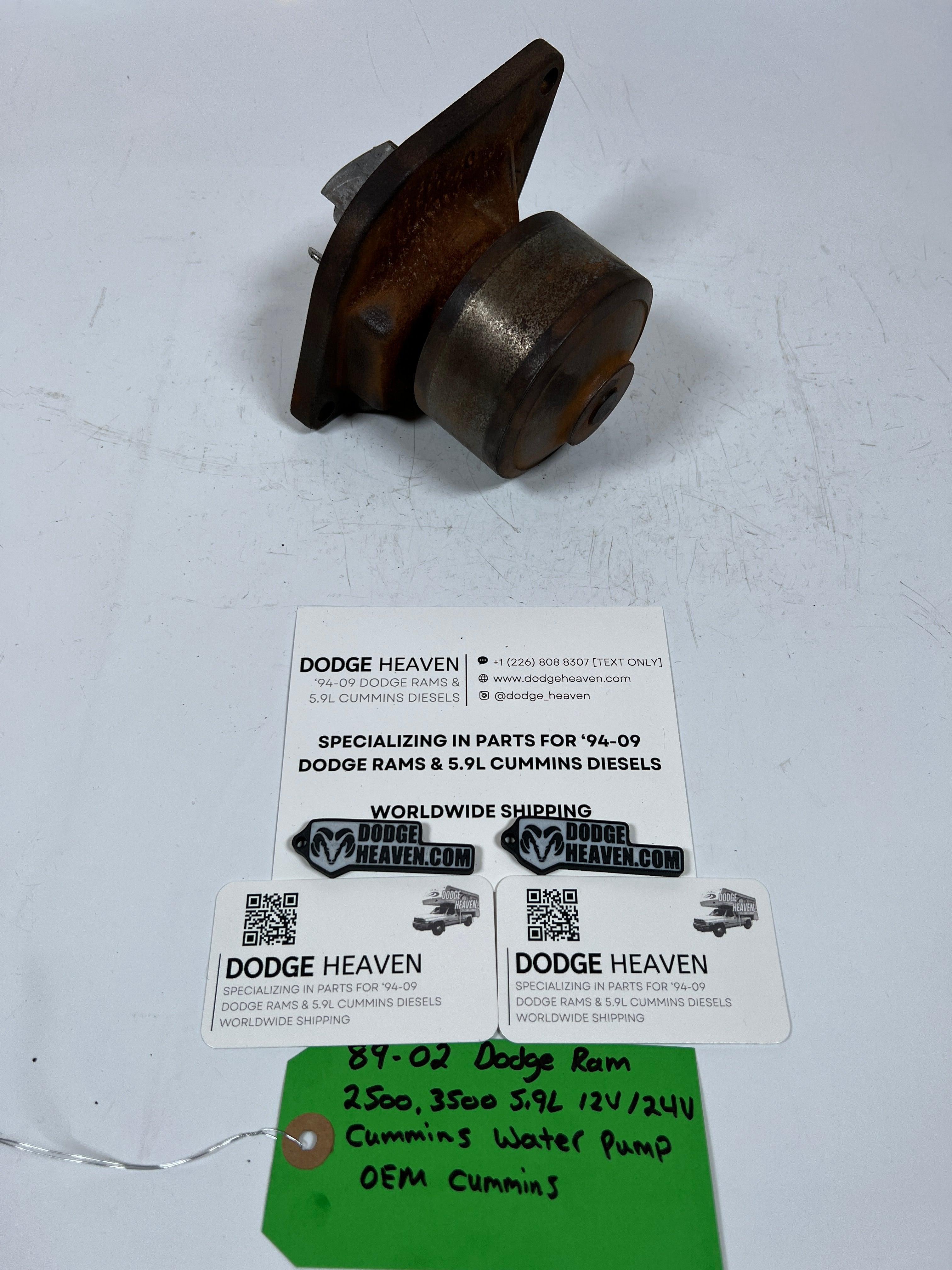 1989-2002 Dodge Ram 2500 3500 5.9L 12 Valve 24 Valve Cummins Water Pump