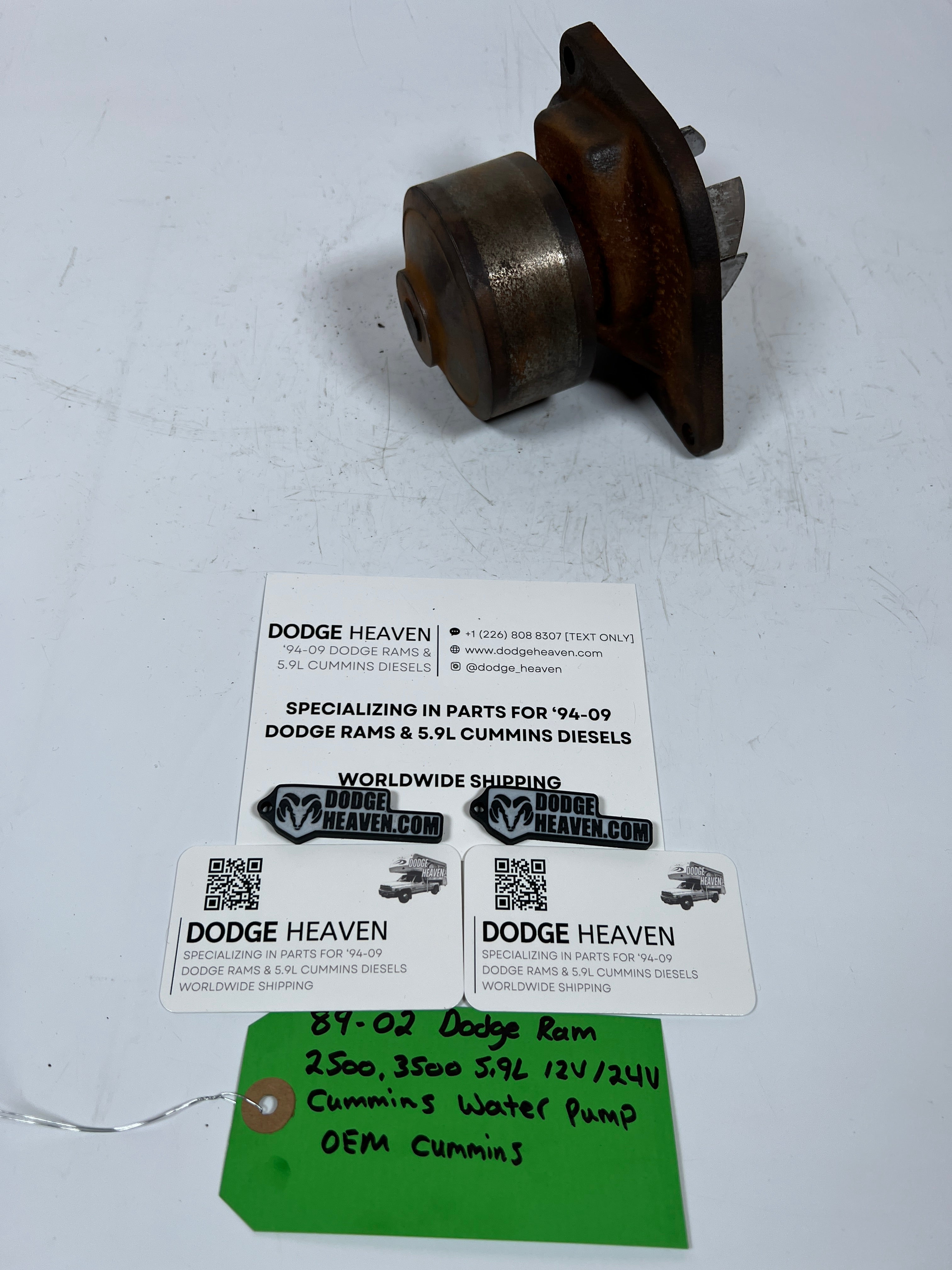 1989-2002 Dodge Ram 2500 3500 5.9L 12 Valve 24 Valve Cummins Water Pump