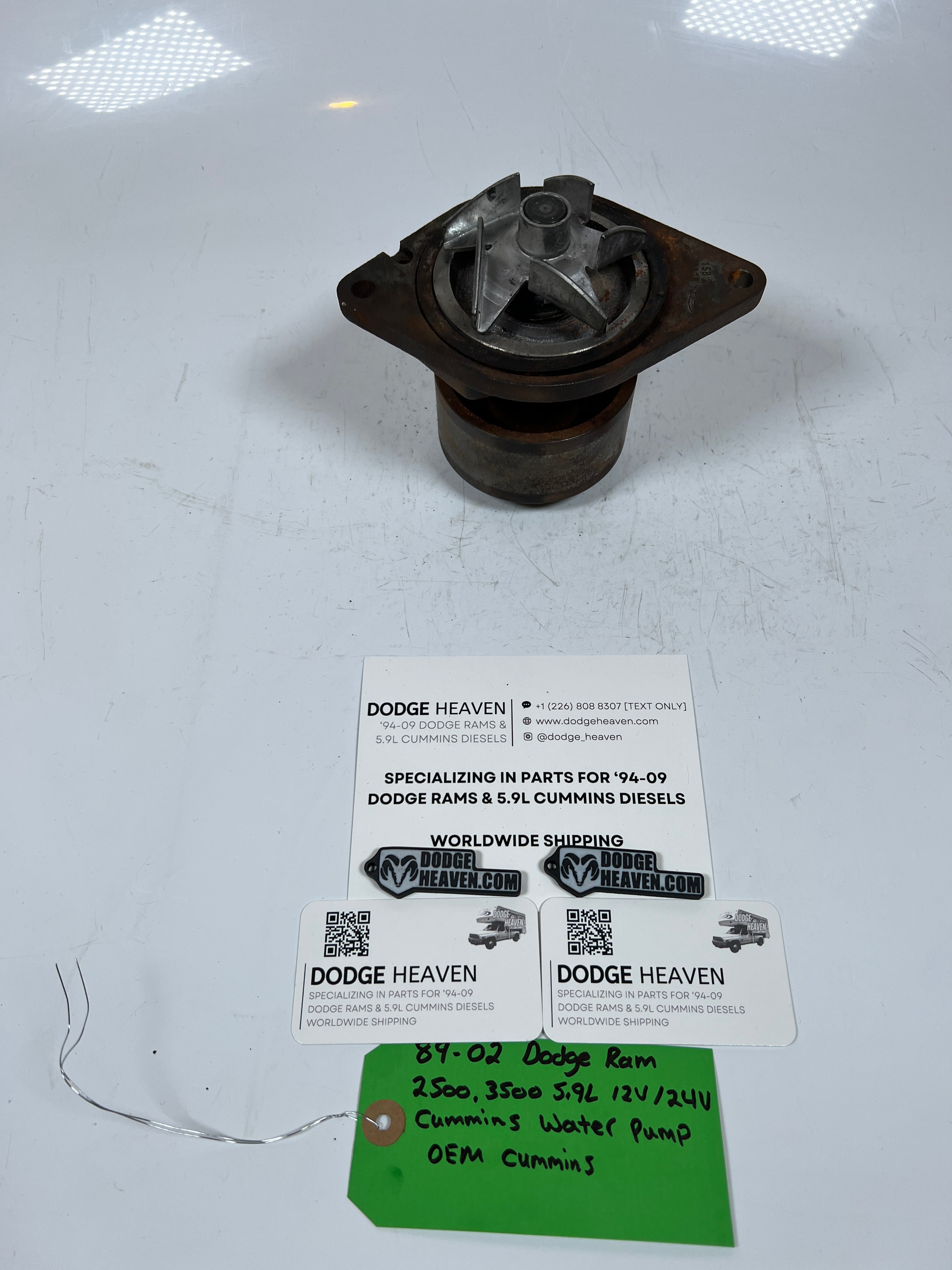1989-2002 Dodge Ram 2500 3500 5.9L 12 Valve 24 Valve Cummins Water Pump