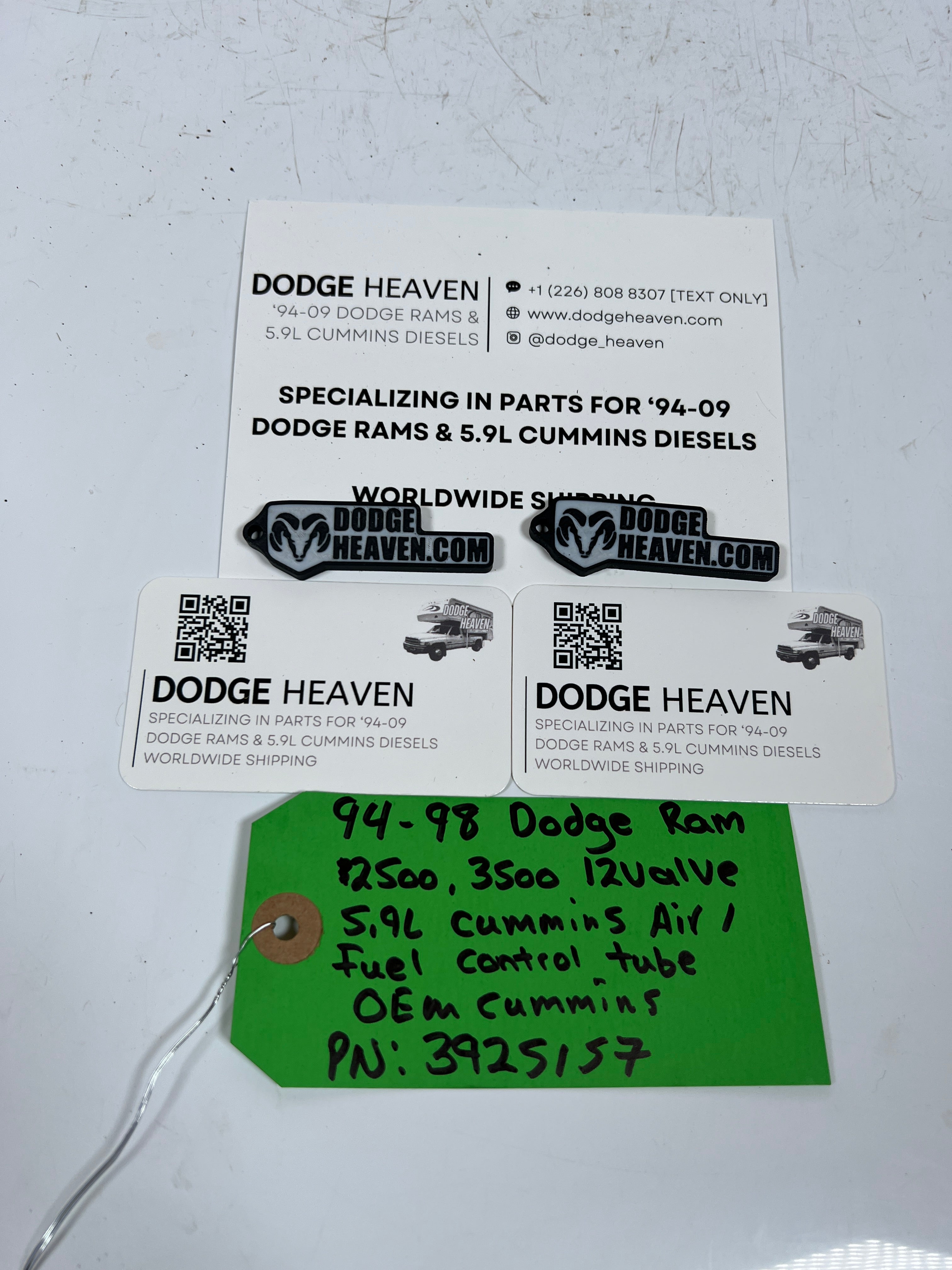 1994-1998 Dodge Ram 12 Valve 5.9L Cummins Air / Fuel Control Tube
