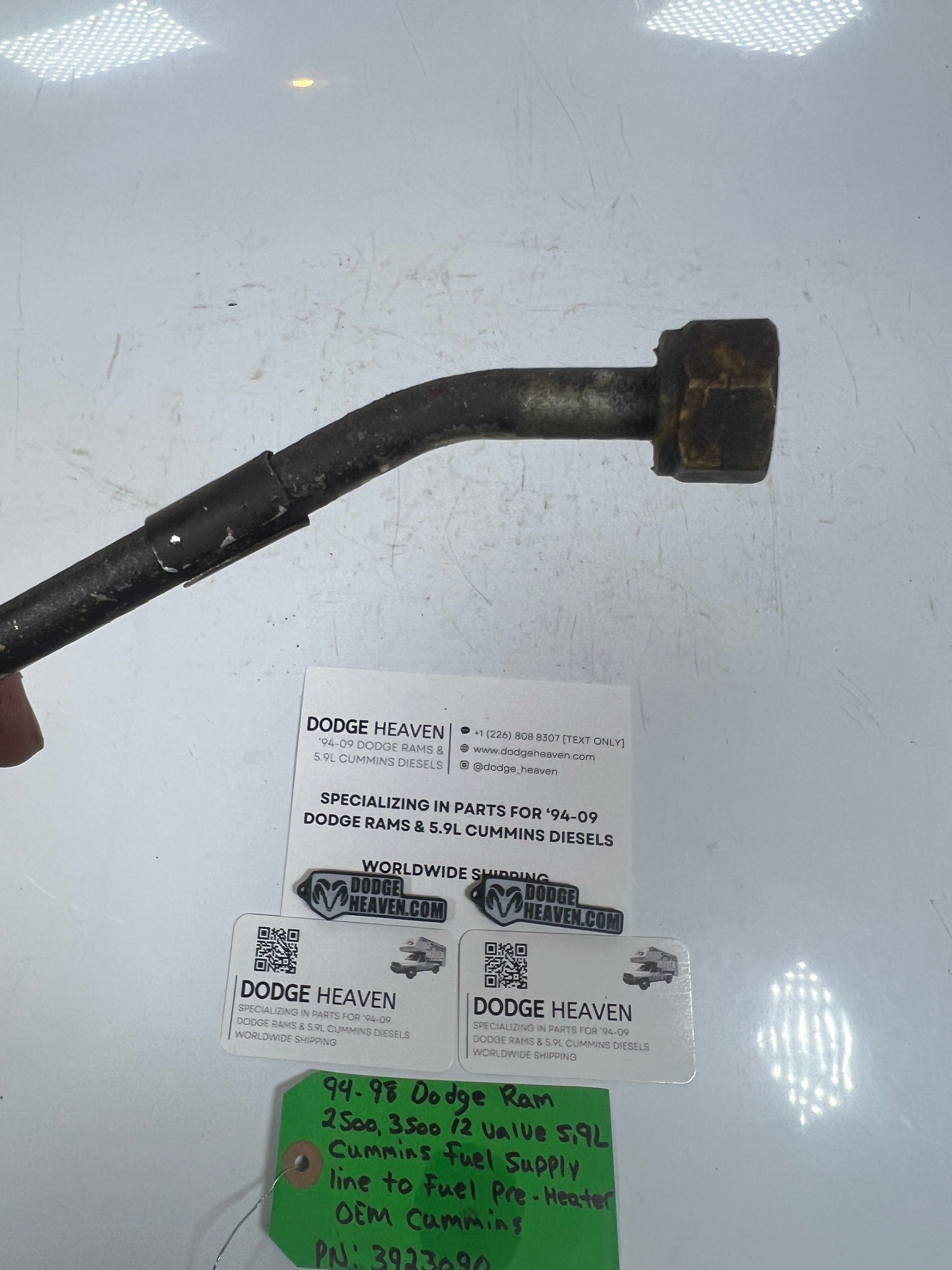 1994-1998 Dodge Ram 12 Valve 5.9L Cummins Fuel Supply Line