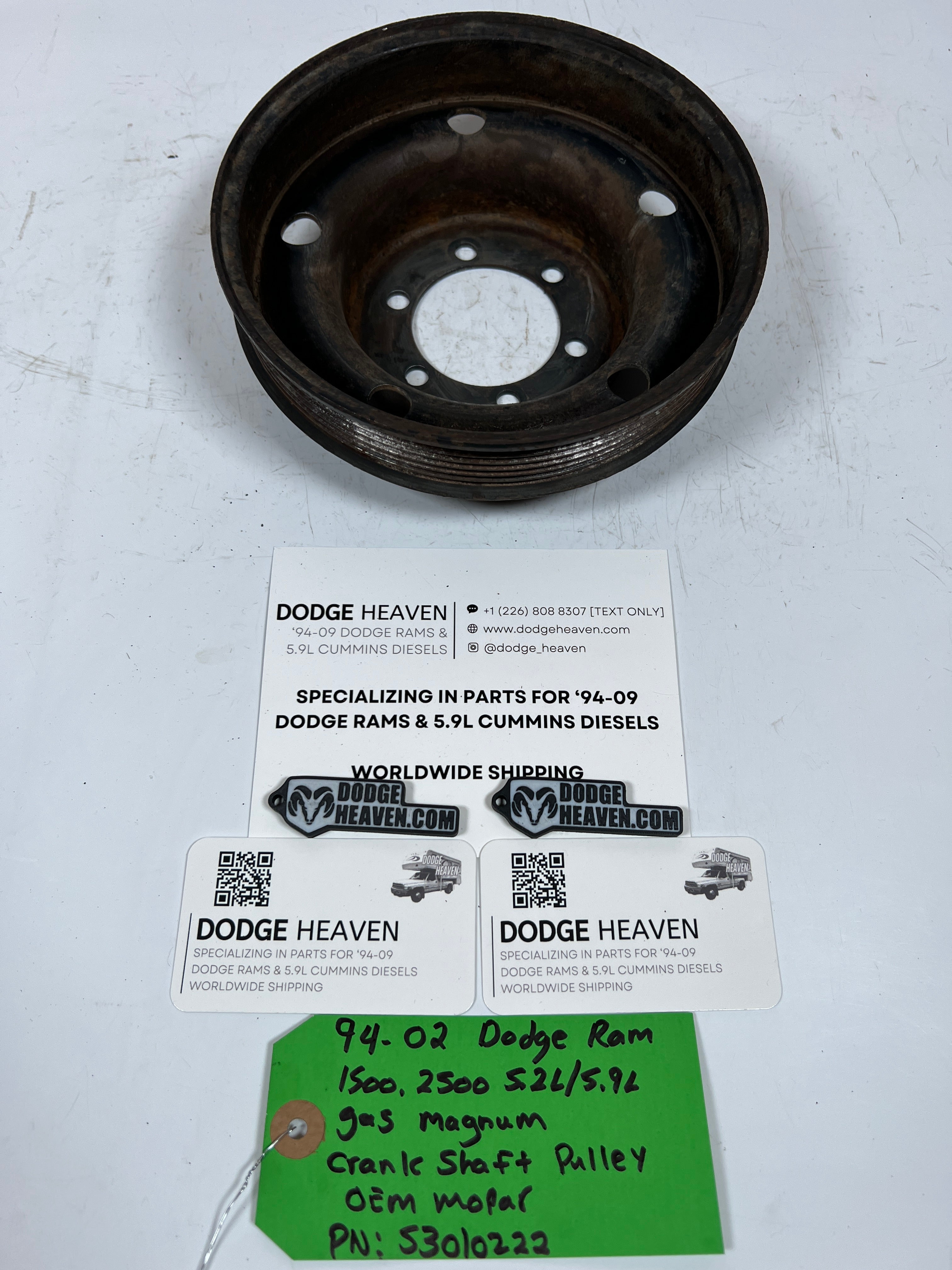 1994-2002 Dodge Ram 1500 2500 5.2L / 5.9L Gas Crankshaft Pulley