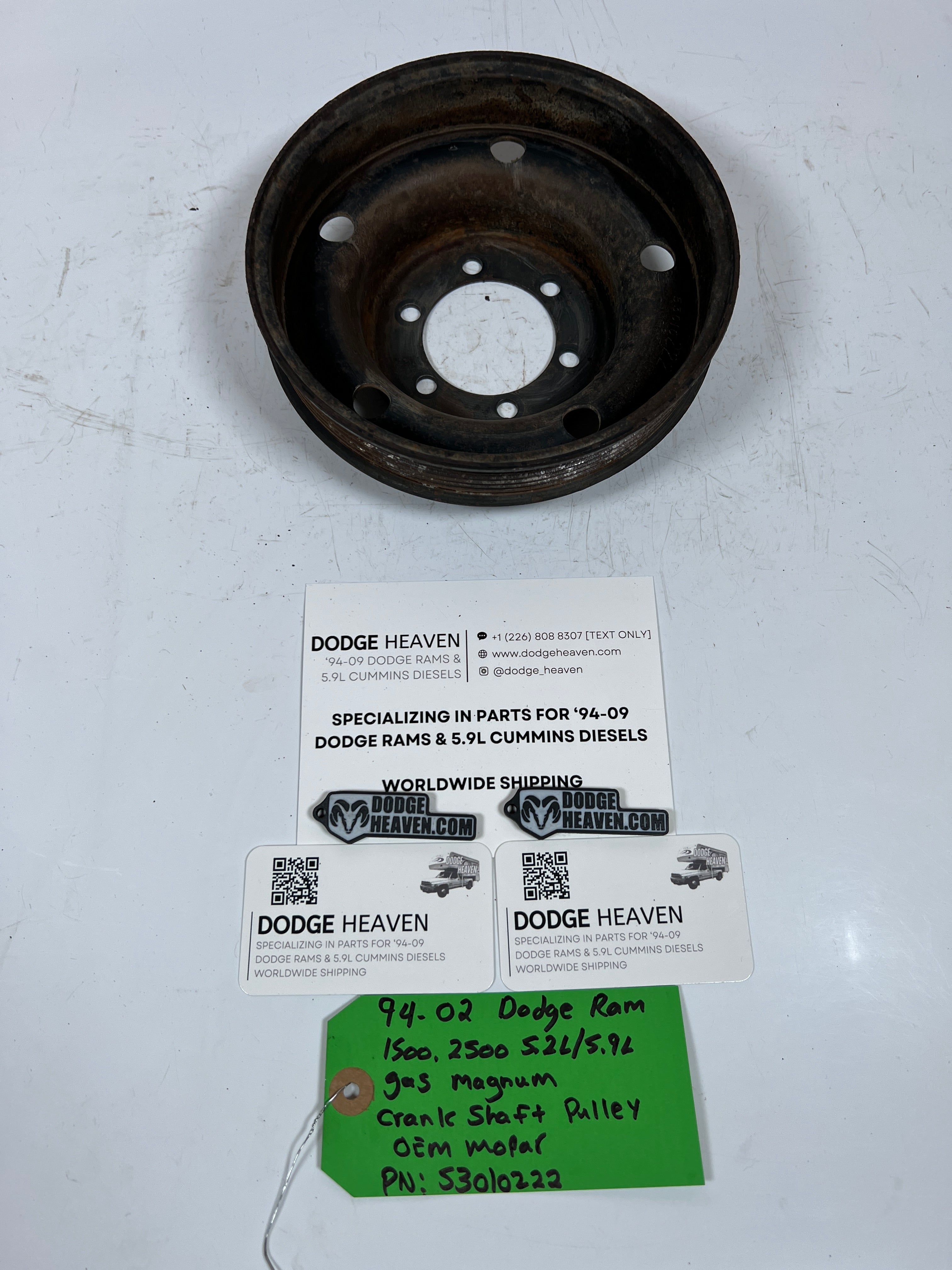 1994-2002 Dodge Ram 1500 2500 5.2L / 5.9L Gas Crankshaft Pulley