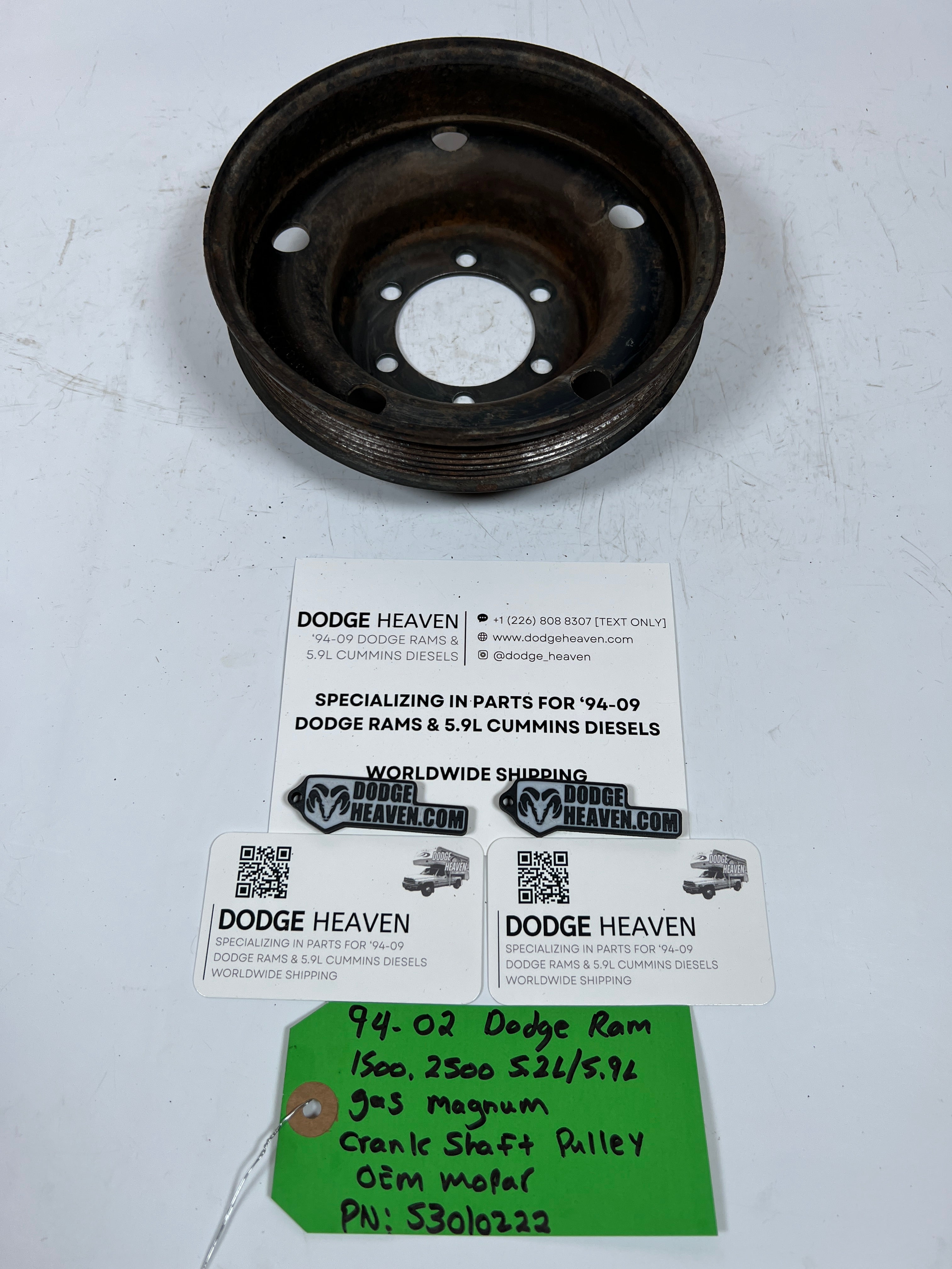 1994-2002 Dodge Ram 1500 2500 5.2L / 5.9L Gas Crankshaft Pulley
