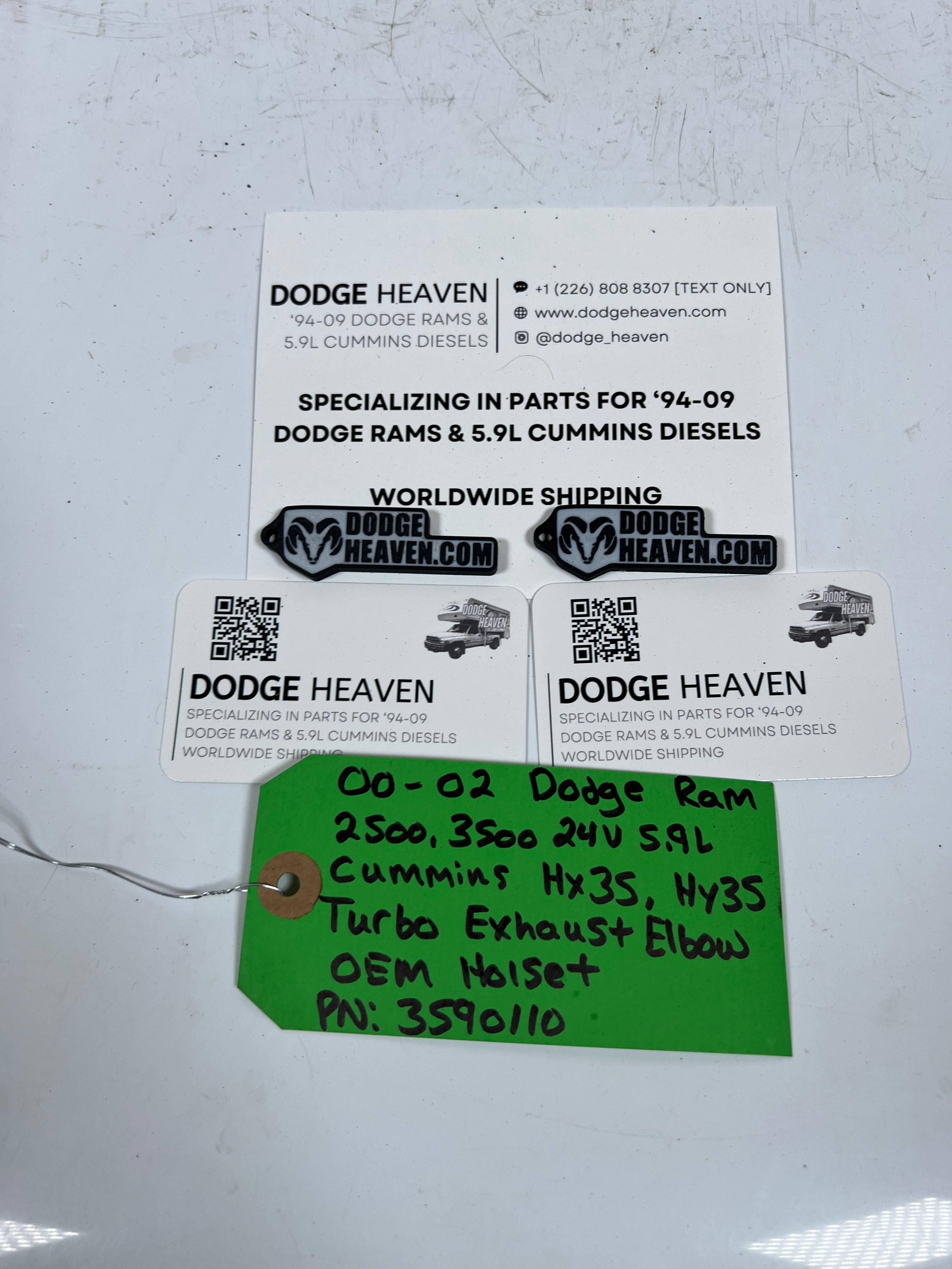 2000-2002 Dodge Ram 24V 5.9L Cummins Turbo Exhaust Elbow HX35 HY35