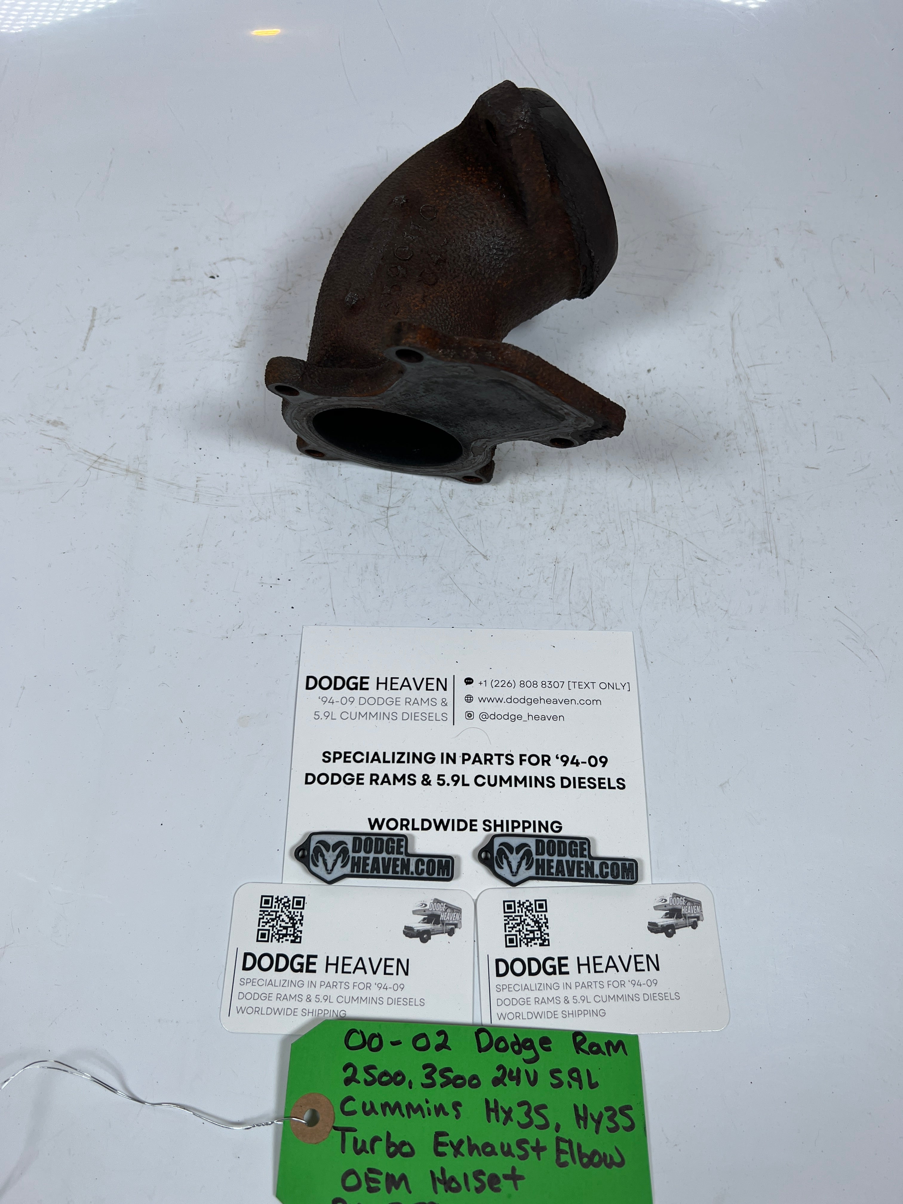 2000-2002 Dodge Ram 24V 5.9L Cummins Turbo Exhaust Elbow HX35 HY35