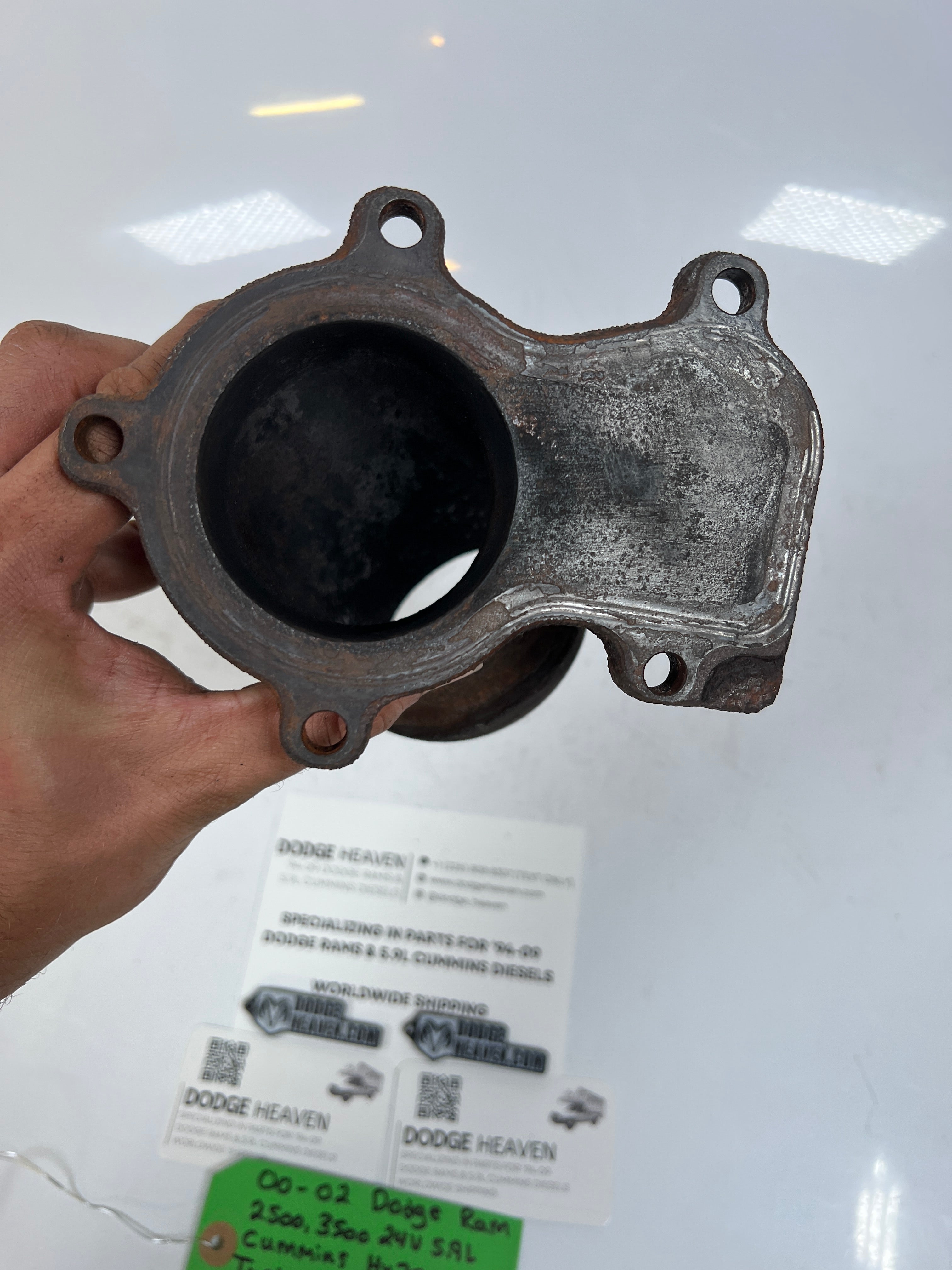 2000-2002 Dodge Ram 24V 5.9L Cummins Turbo Exhaust Elbow HX35 HY35