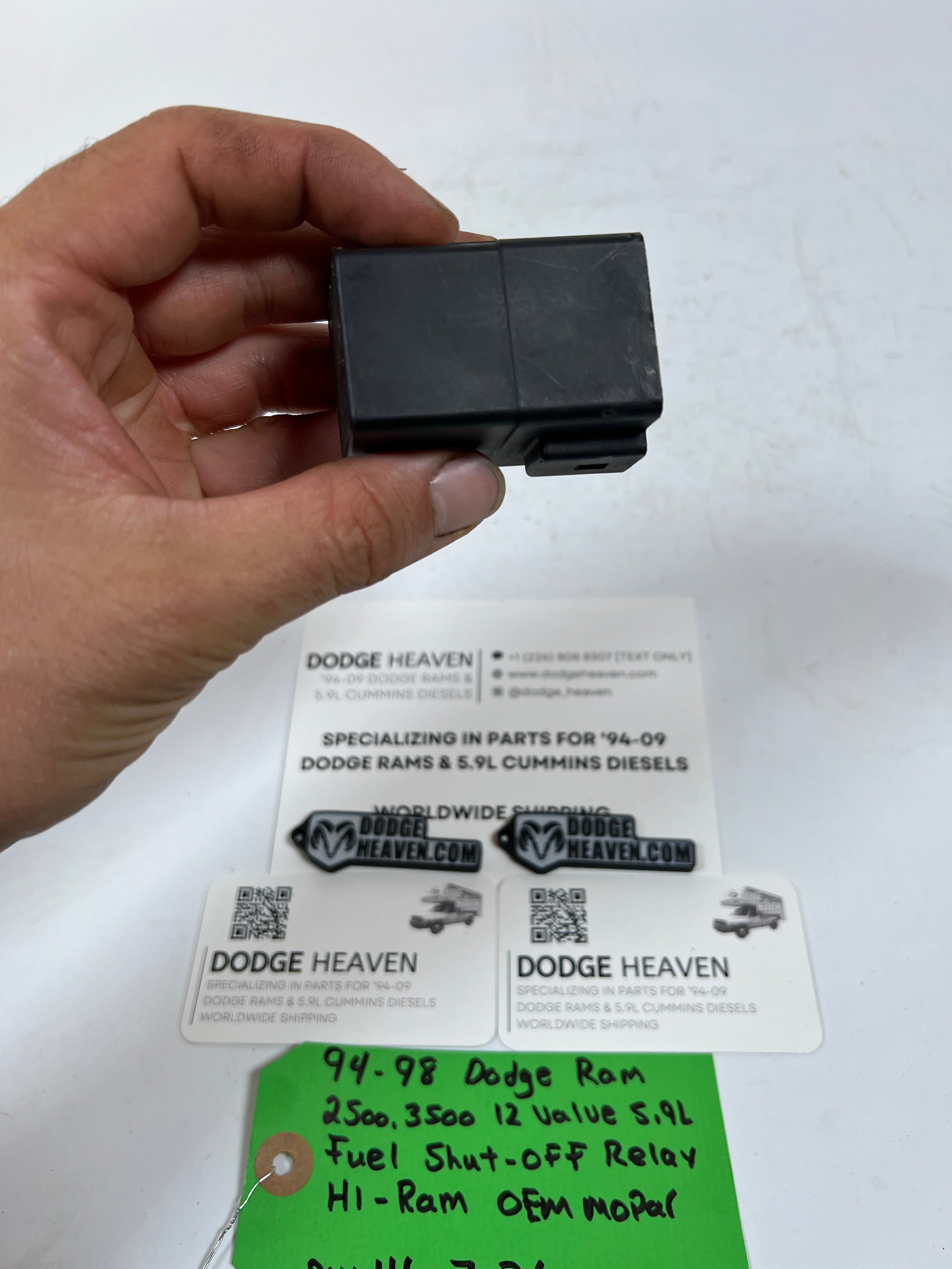 1994-1998 Dodge Ram 12 Valve 5.9L Cummins Fuel Shut Off Relay HI-RAM