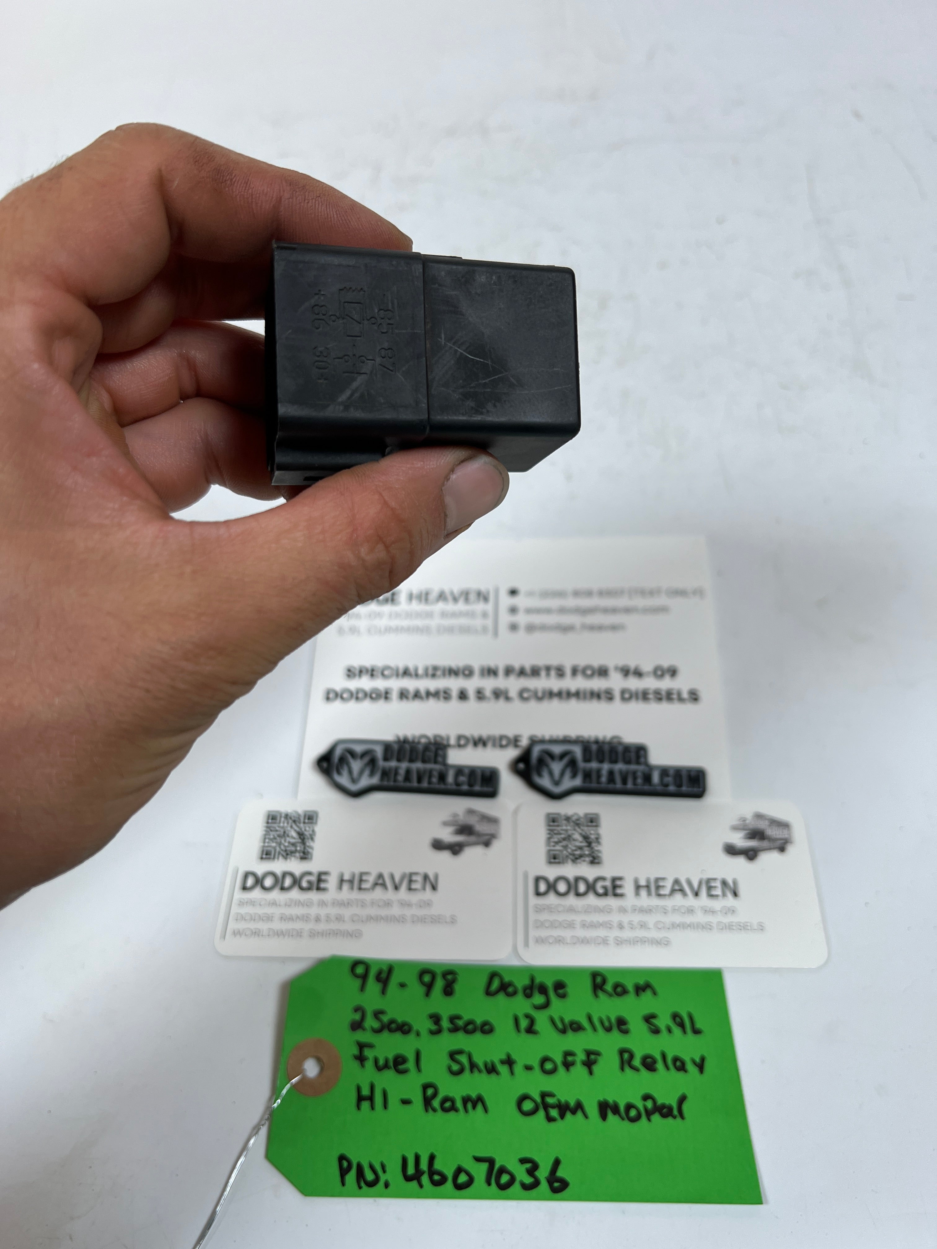 1994-1998 Dodge Ram 12 Valve 5.9L Cummins Fuel Shut Off Relay HI-RAM