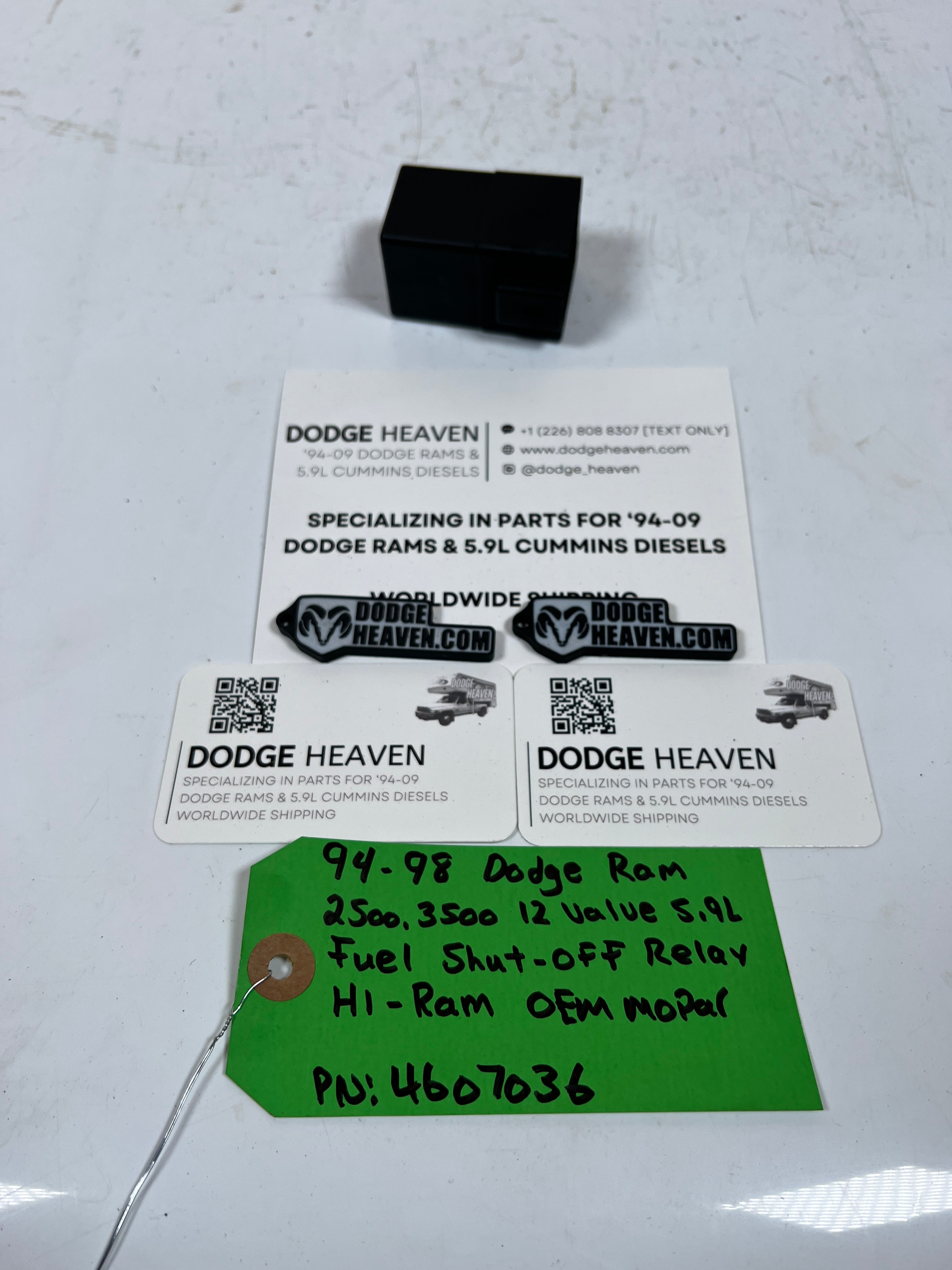 1994-1998 Dodge Ram 12 Valve 5.9L Cummins Fuel Shut Off Relay HI-RAM