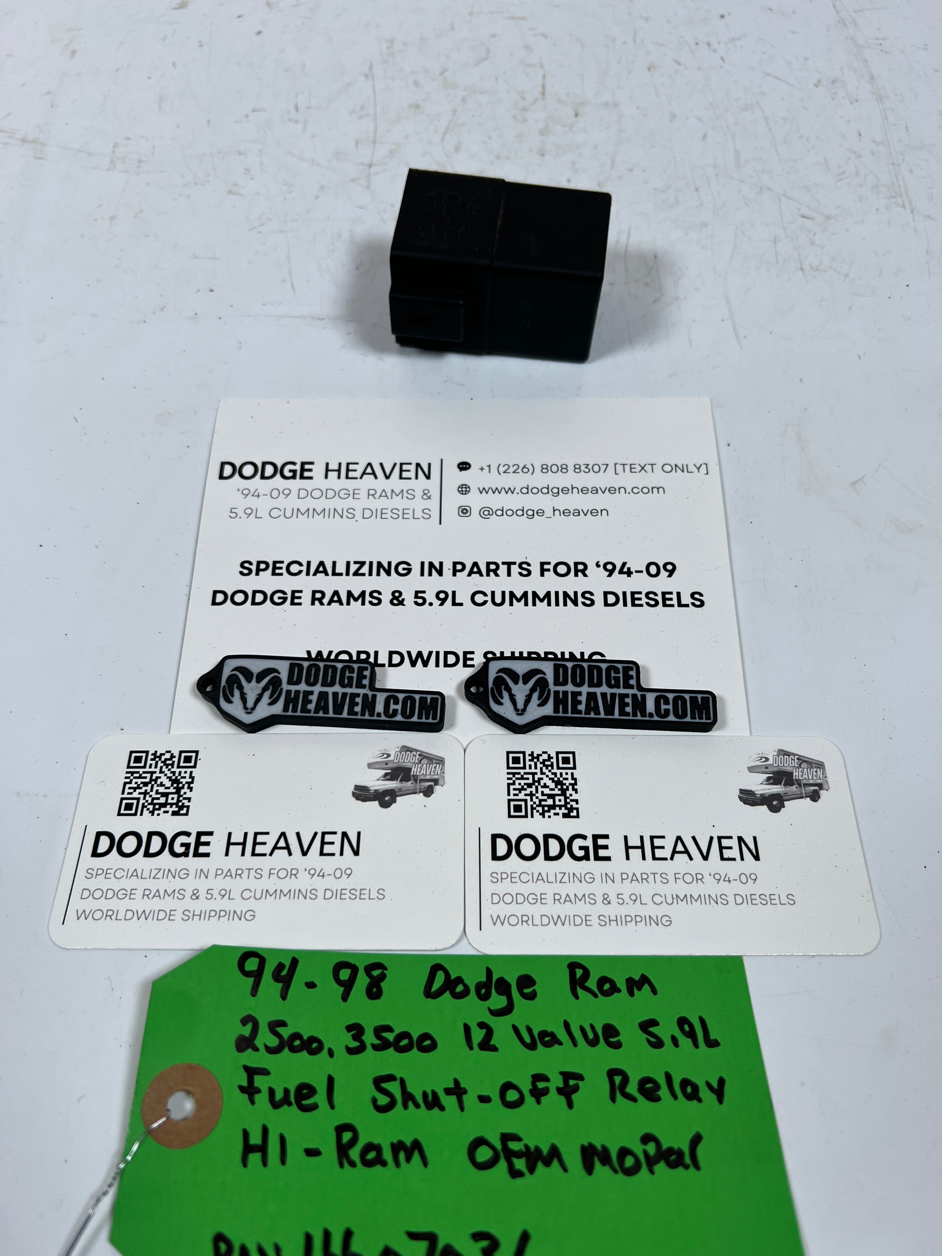 1994-1998 Dodge Ram 12 Valve 5.9L Cummins Fuel Shut Off Relay HI-RAM