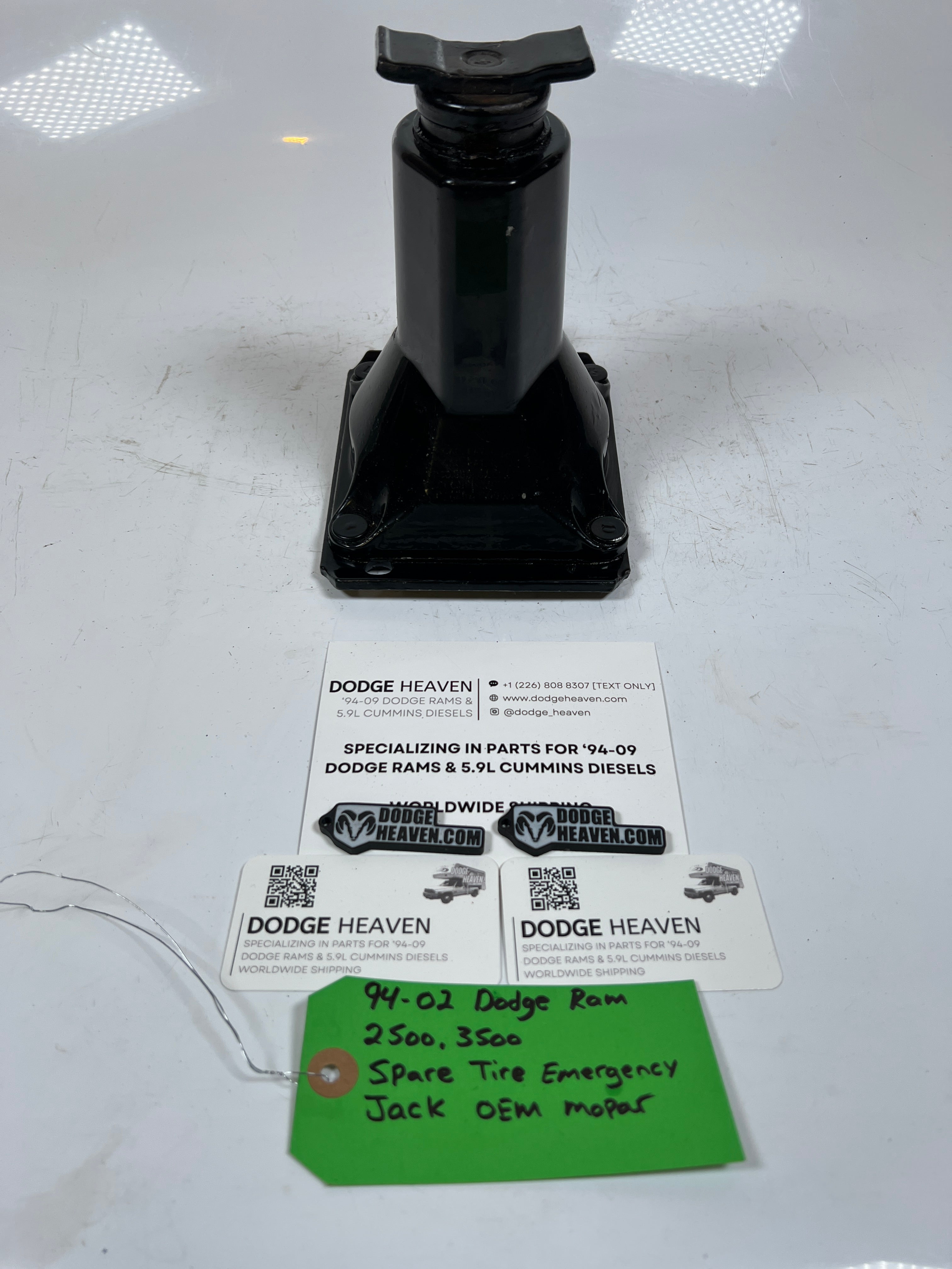 1994-2002 Dodge Ram 2500 3500 Spare Tire Emergency Bottle Jack