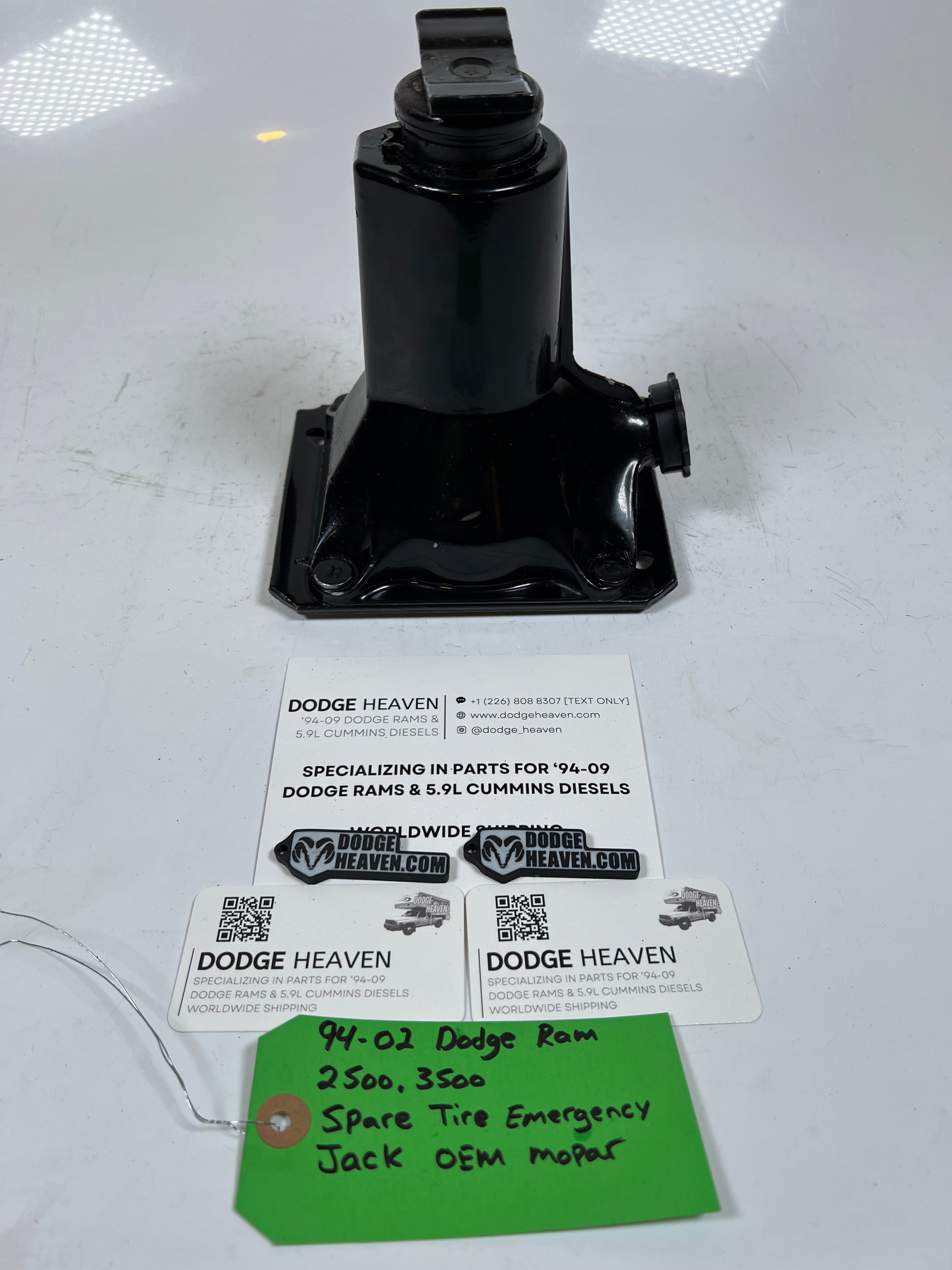 1994-2002 Dodge Ram 2500 3500 Spare Tire Emergency Bottle Jack