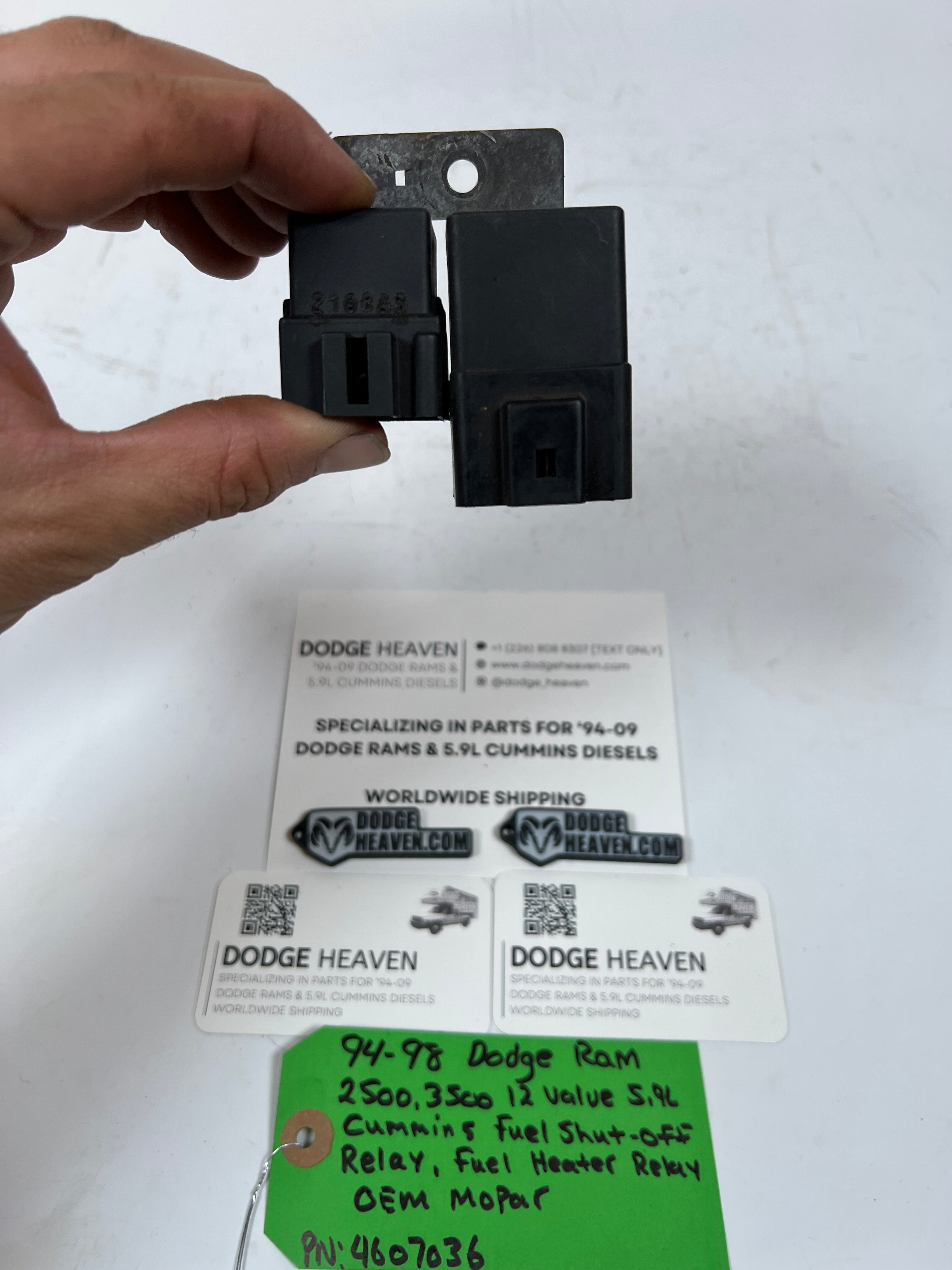 1994-1998 Dodge Ram 12 Valve 5.9L Cummins Fuel Shut Off / Fuel Heater Relay