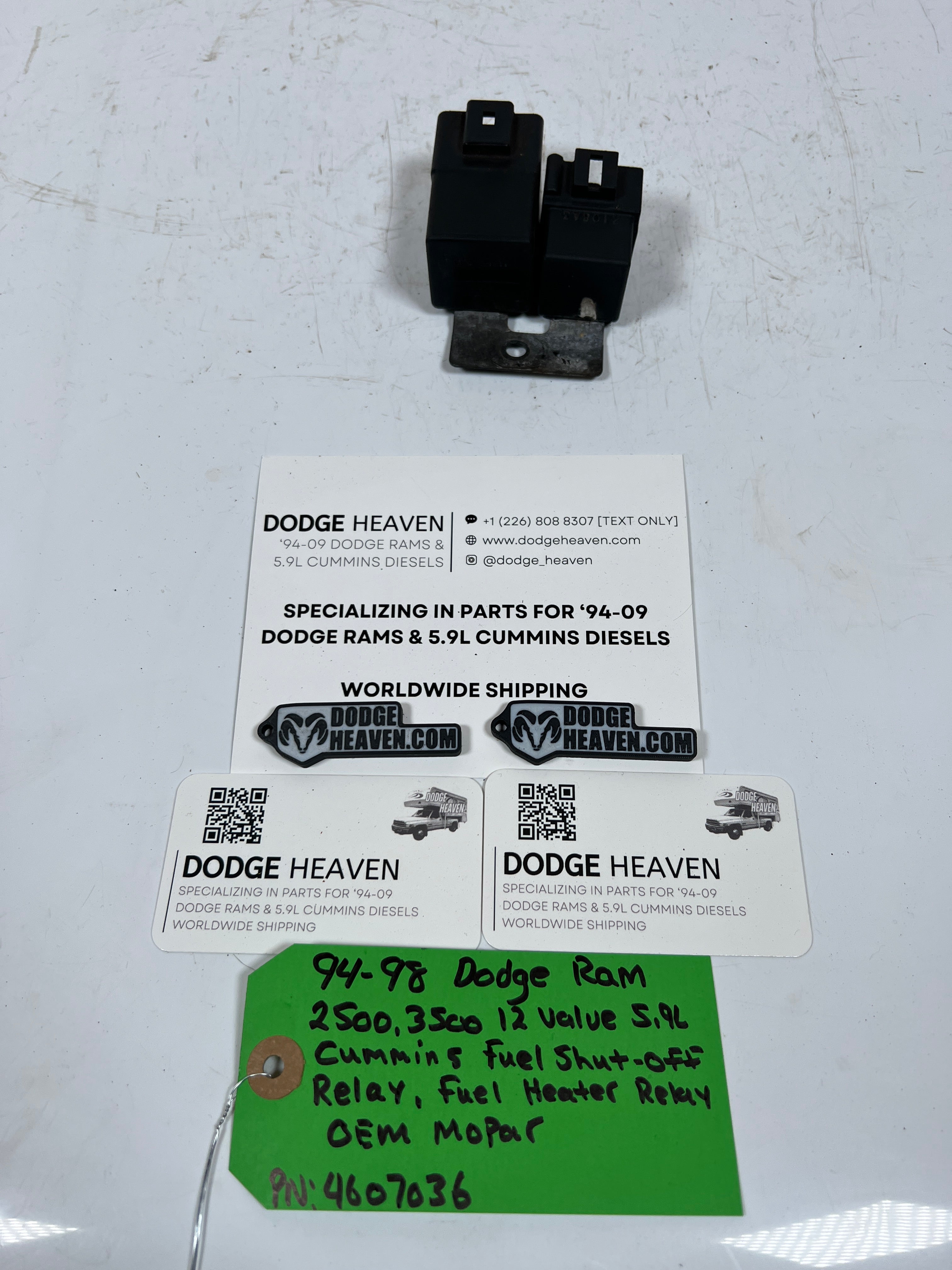 1994-1998 Dodge Ram 12 Valve 5.9L Cummins Fuel Shut Off / Fuel Heater Relay