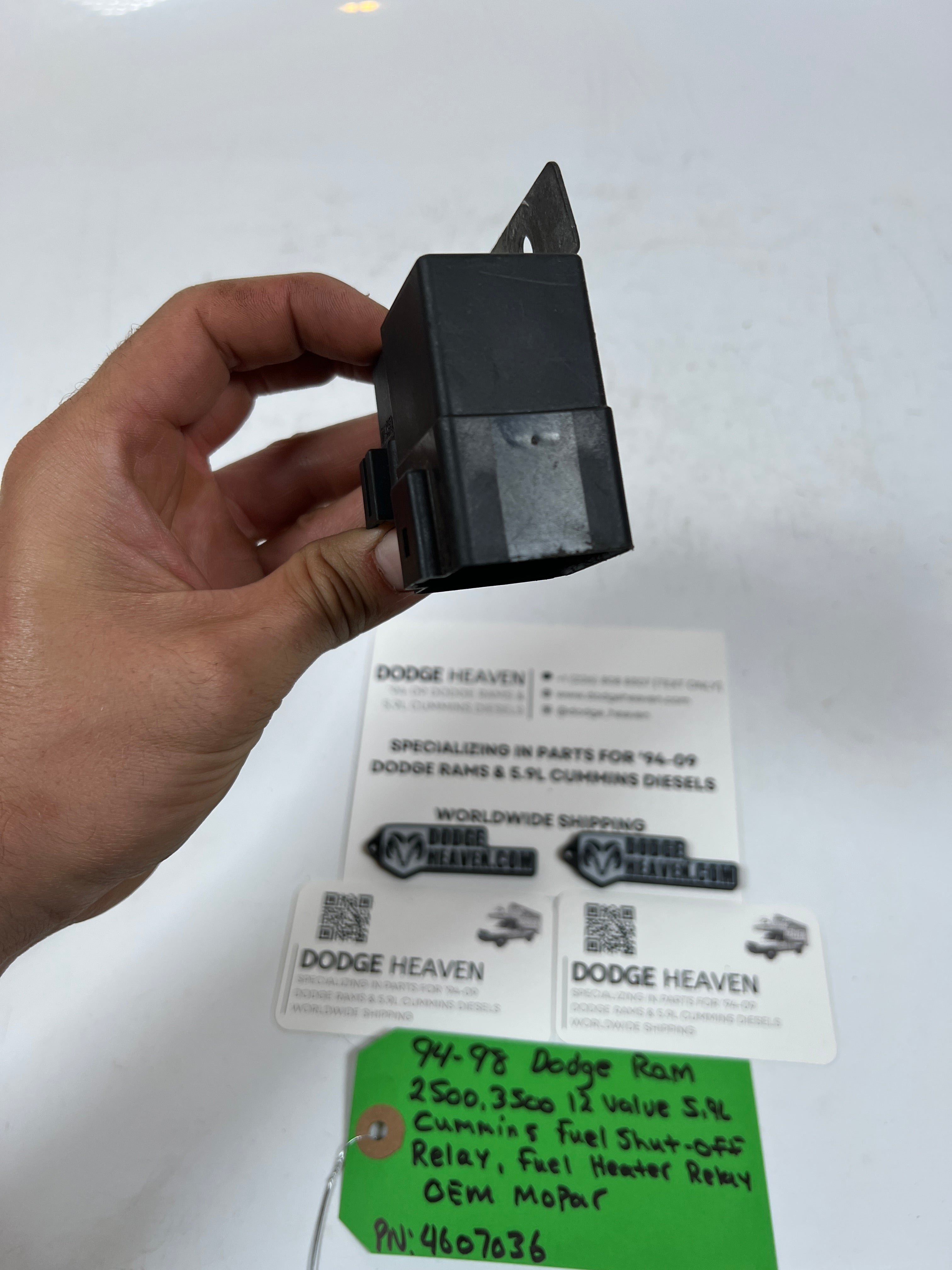 1994-1998 Dodge Ram 12 Valve 5.9L Cummins Fuel Shut Off / Fuel Heater Relay