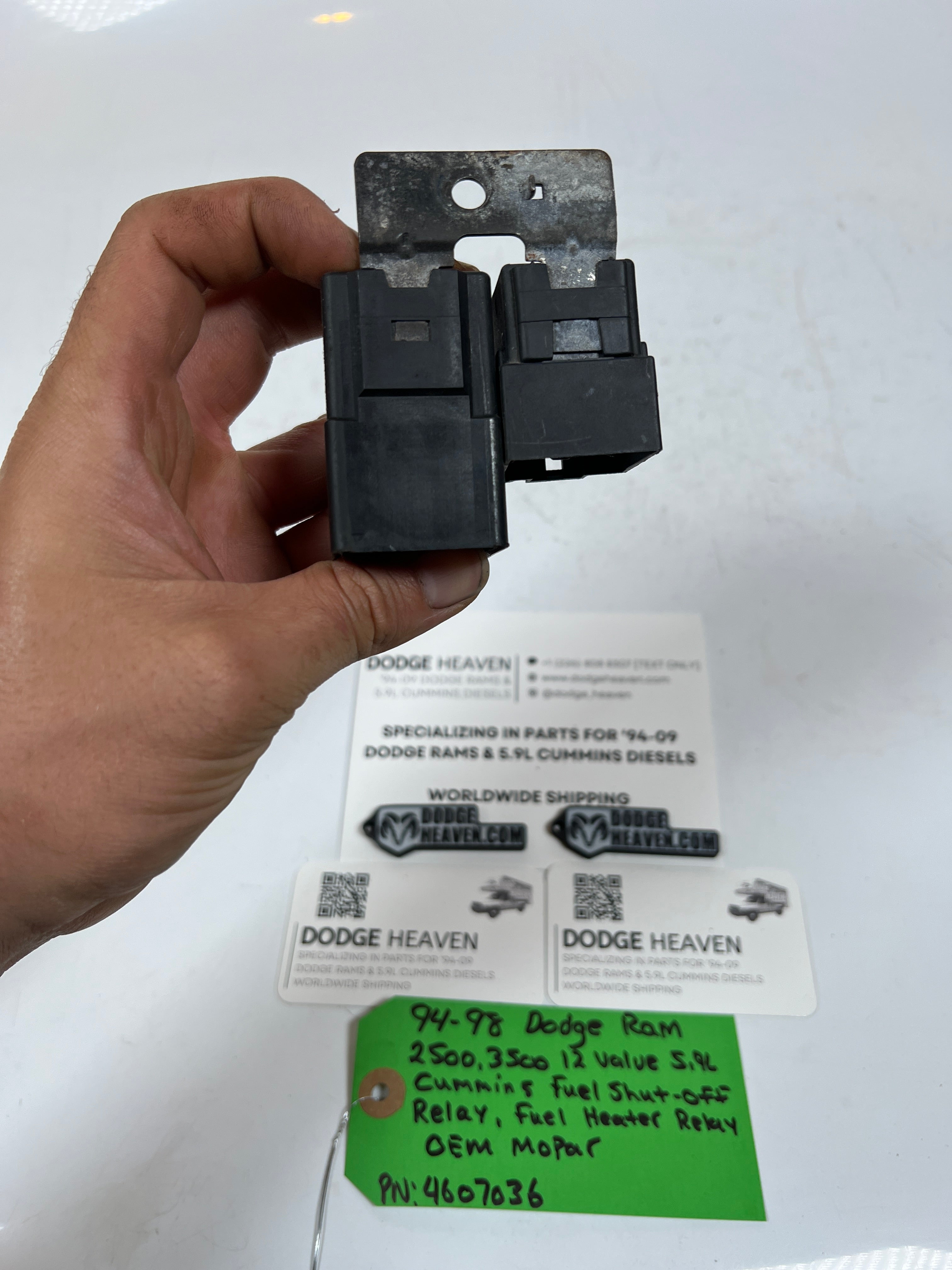 1994-1998 Dodge Ram 12 Valve 5.9L Cummins Fuel Shut Off / Fuel Heater Relay