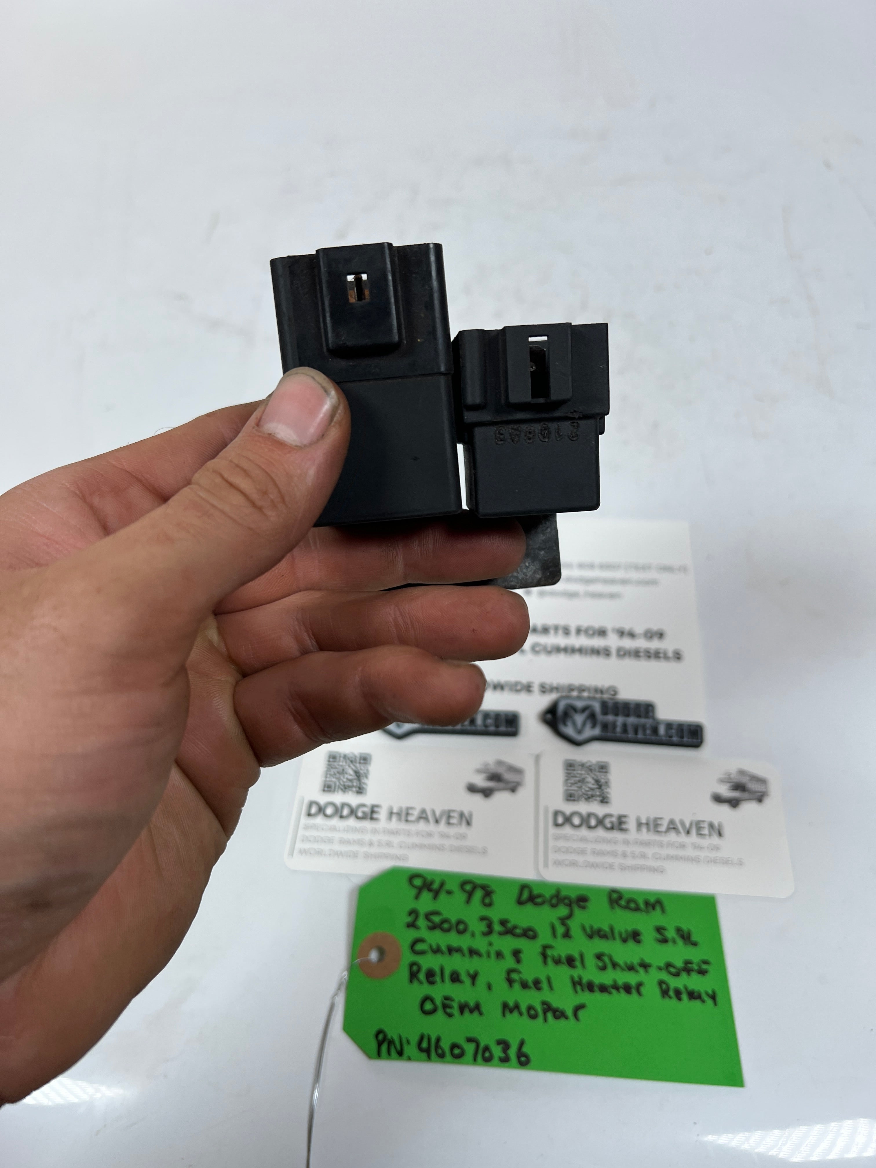 1994-1998 Dodge Ram 12 Valve 5.9L Cummins Fuel Shut Off / Fuel Heater Relay
