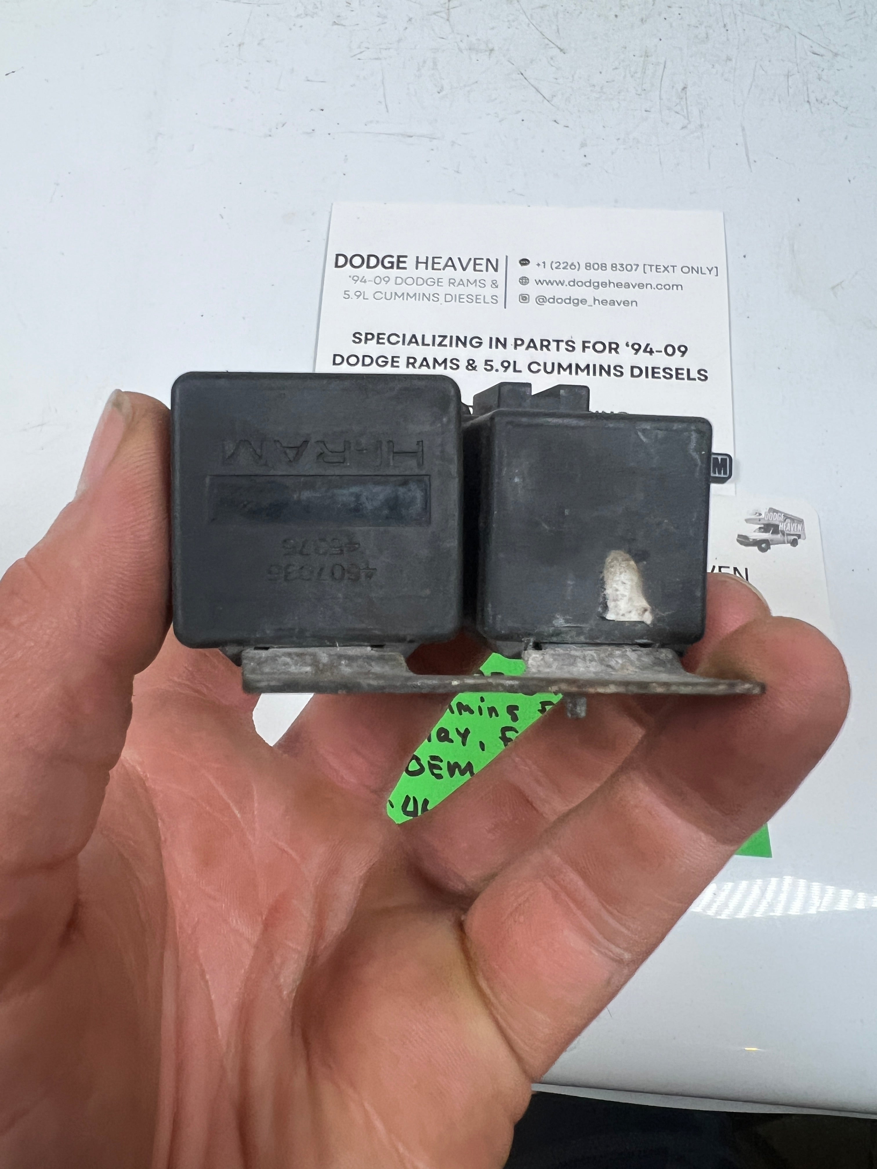 1994-1998 Dodge Ram 12 Valve 5.9L Cummins Fuel Shut Off / Fuel Heater Relay